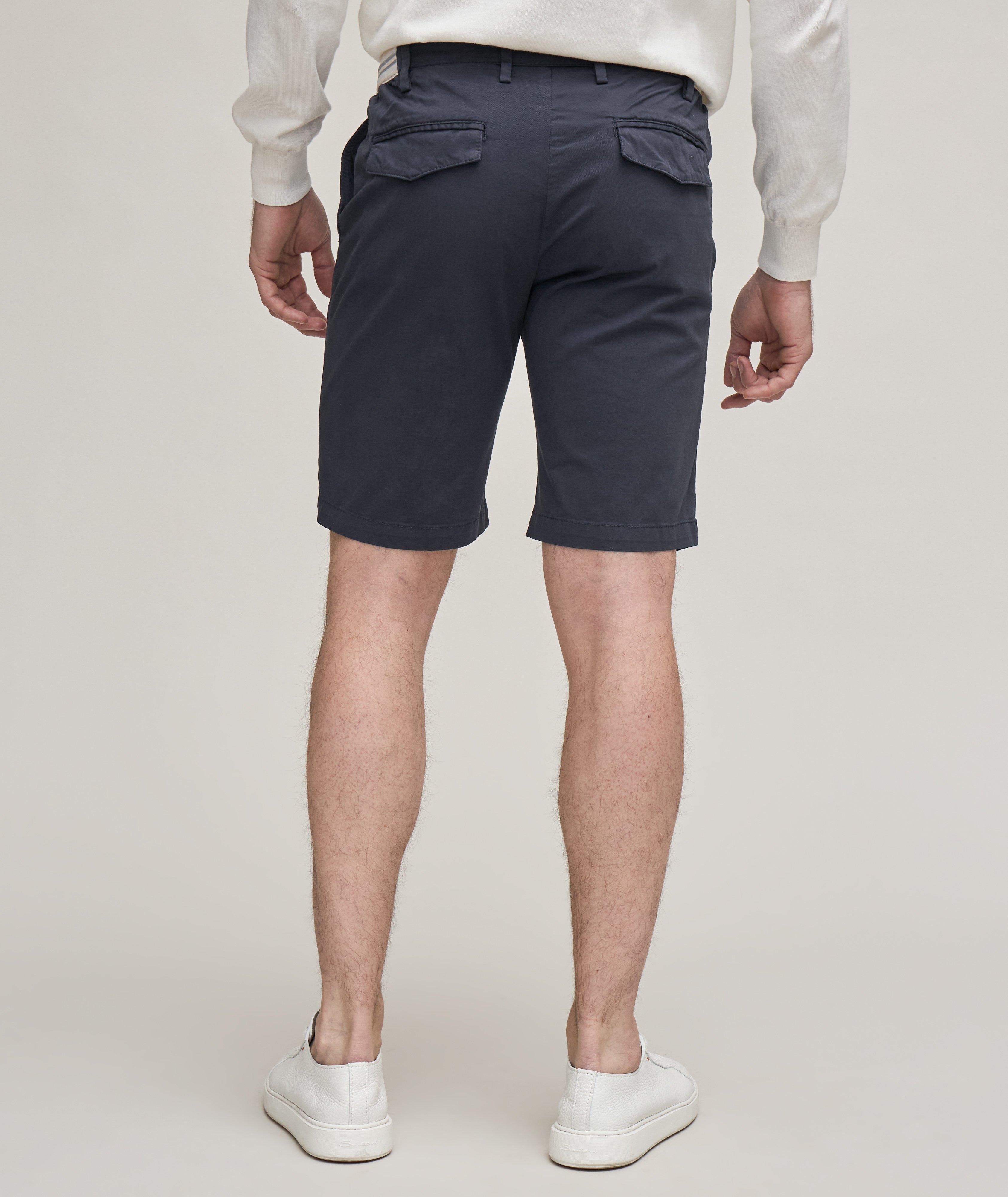 Drawstring Stretch-Cotton Shorts image 2