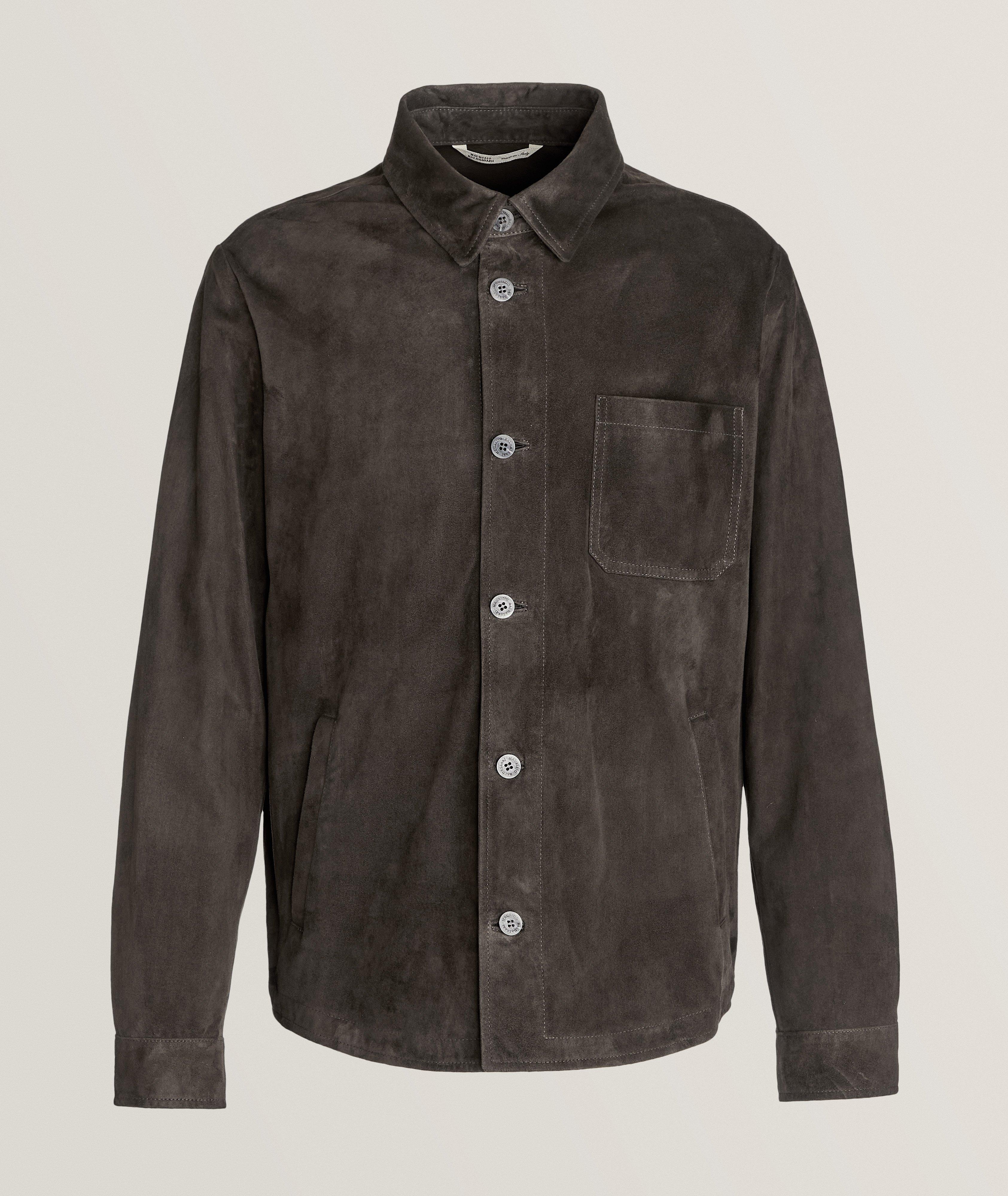 Brera Suede-Leather Overshirt image 0