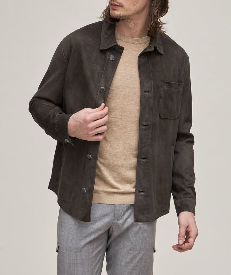 Brera Suede-Leather Overshirt image 1