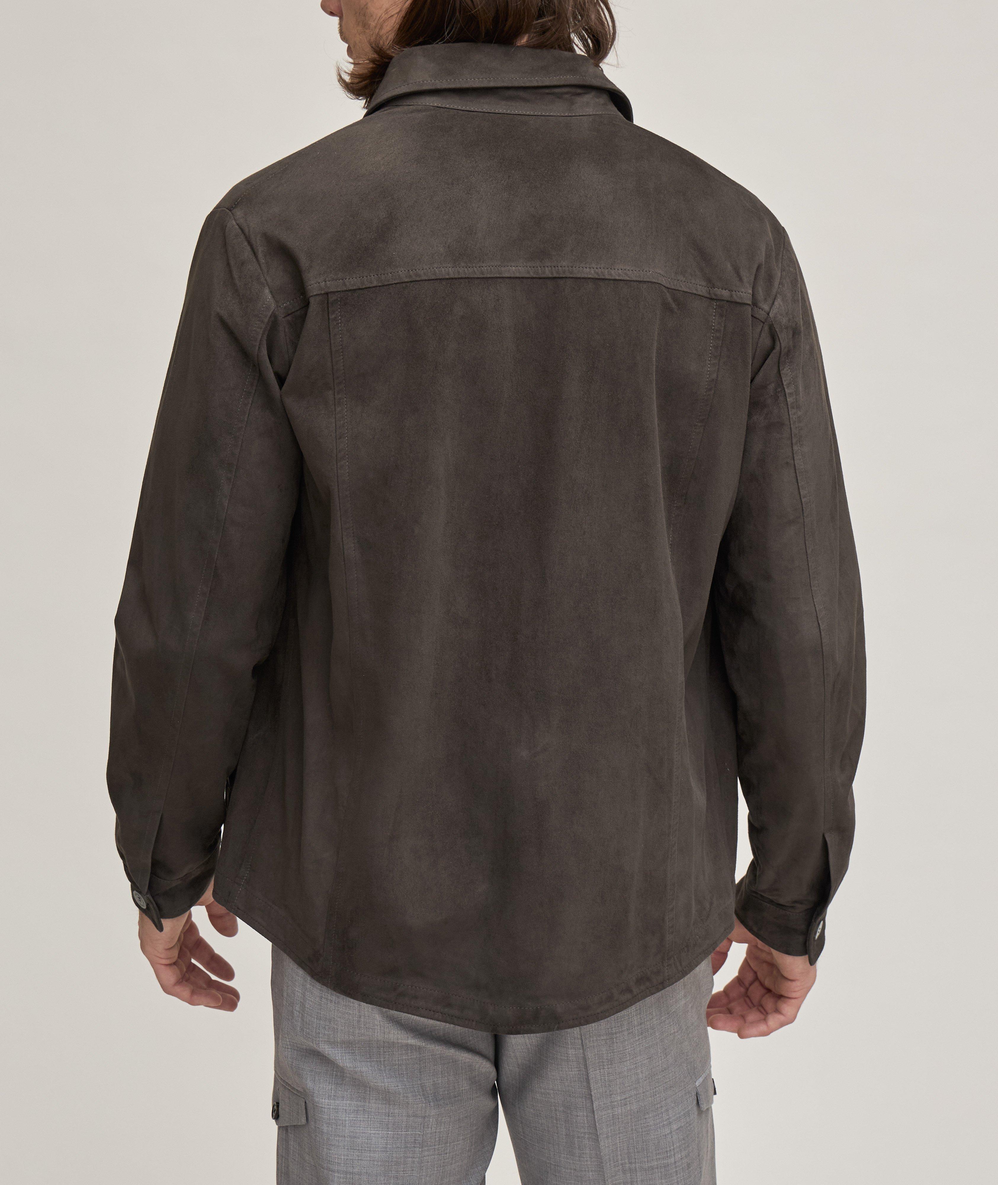 Brera Suede-Leather Overshirt image 2