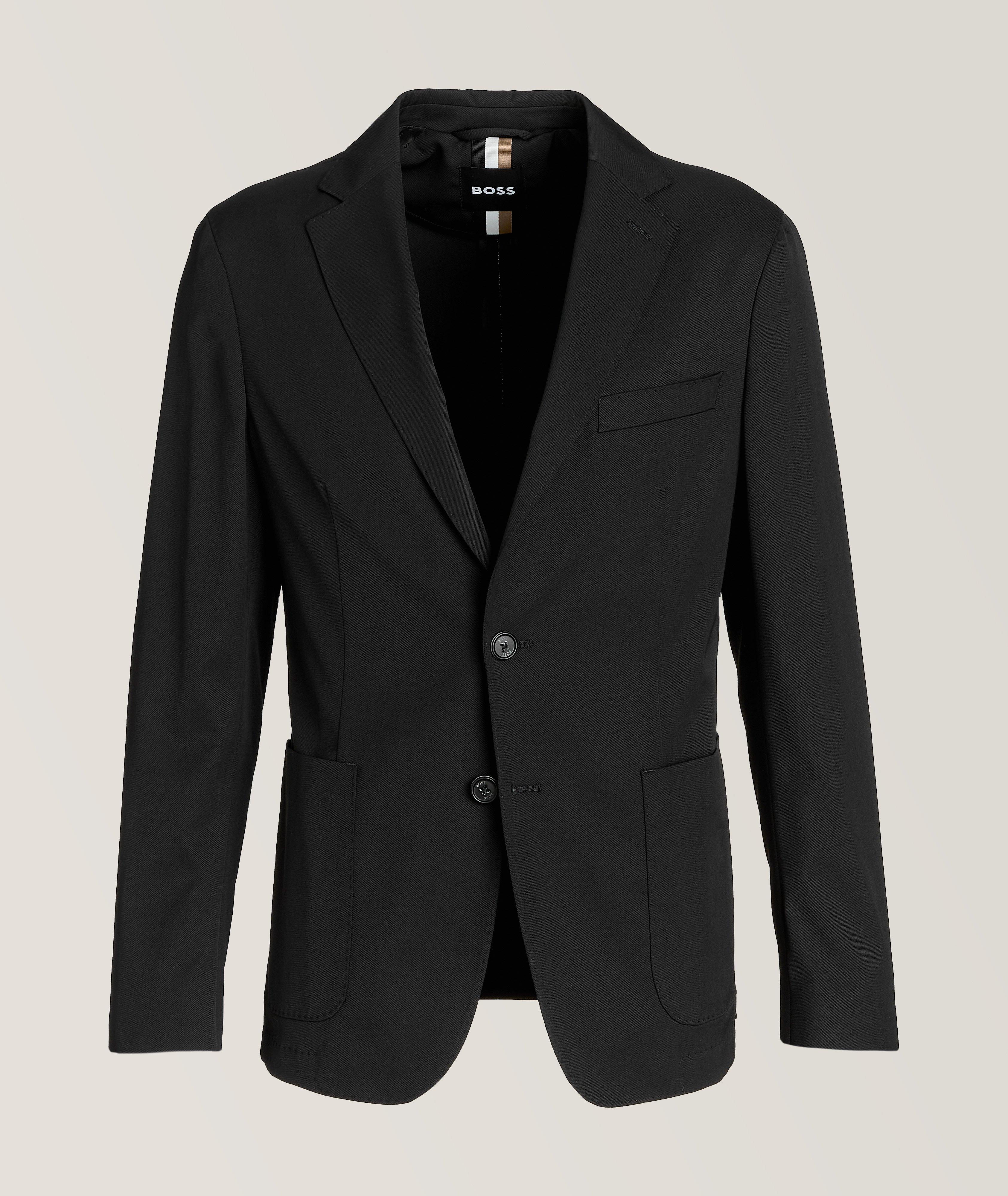 Hanry Textured Stretch Virgin Wool-Blend Sport Jacket  image 0