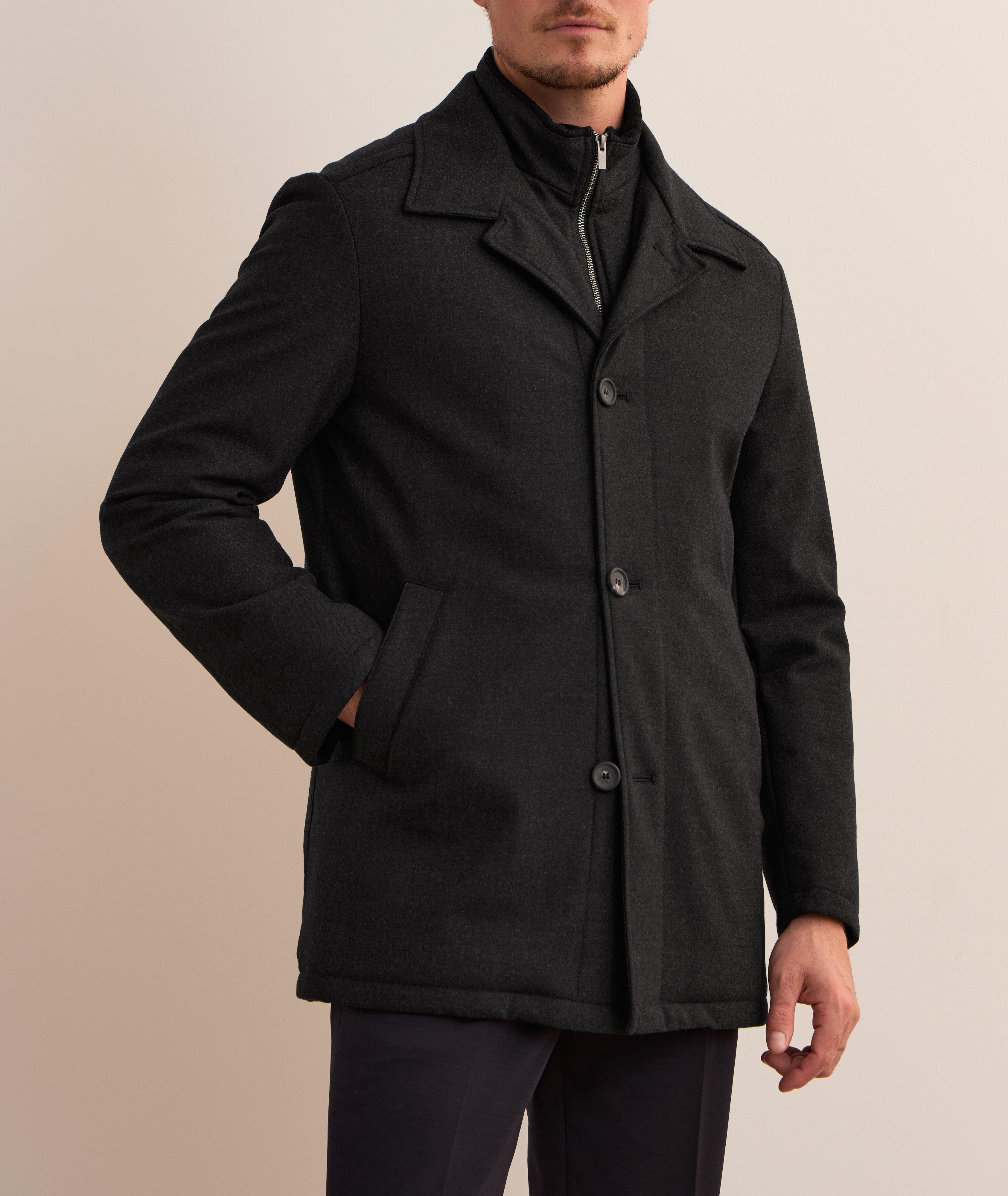 Manteau en laine extensible image 1