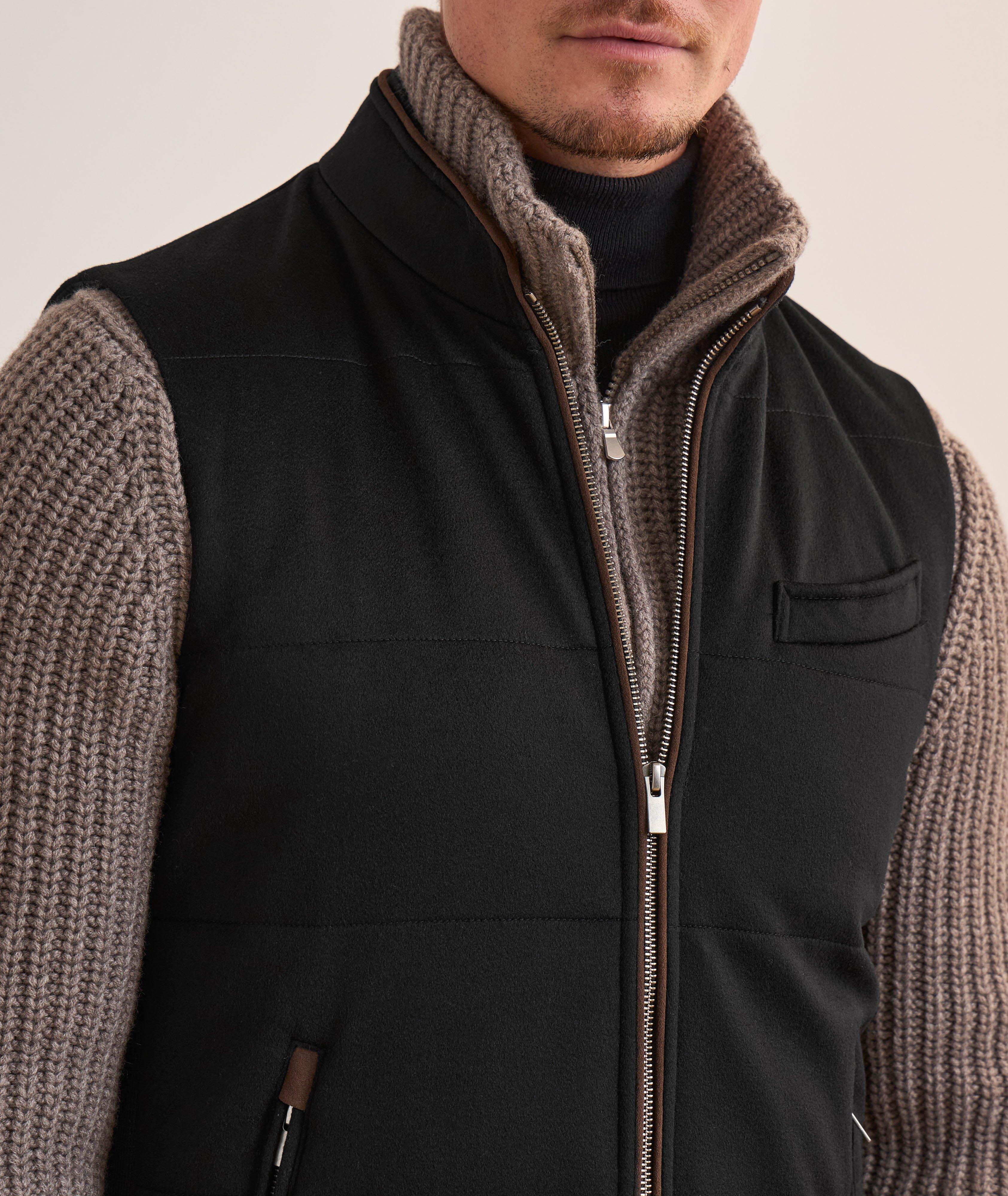 Montalto Quilted Cashmere Vest  image 4