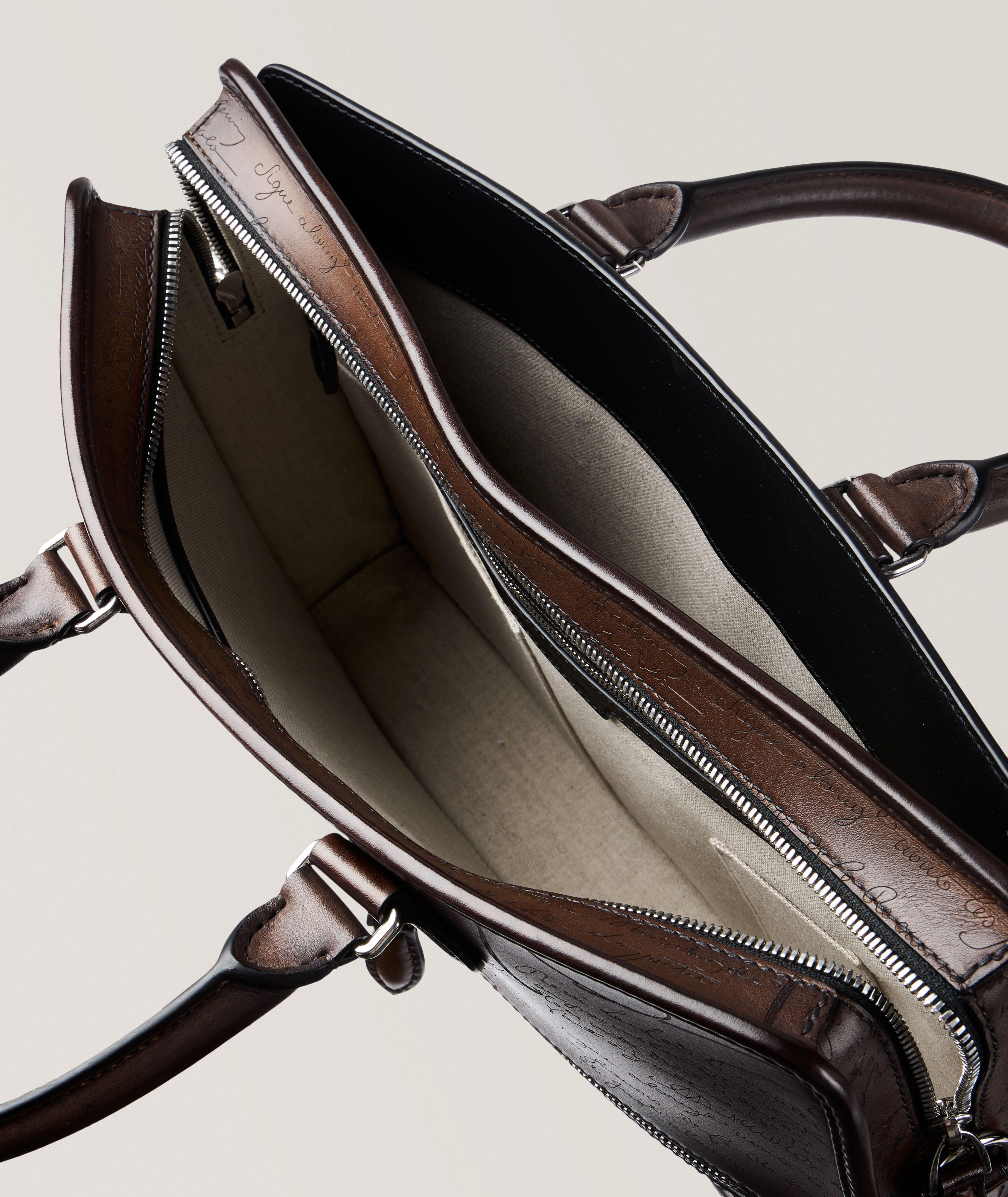 Un Jour Mini Scritto Leather Briefcase image 3