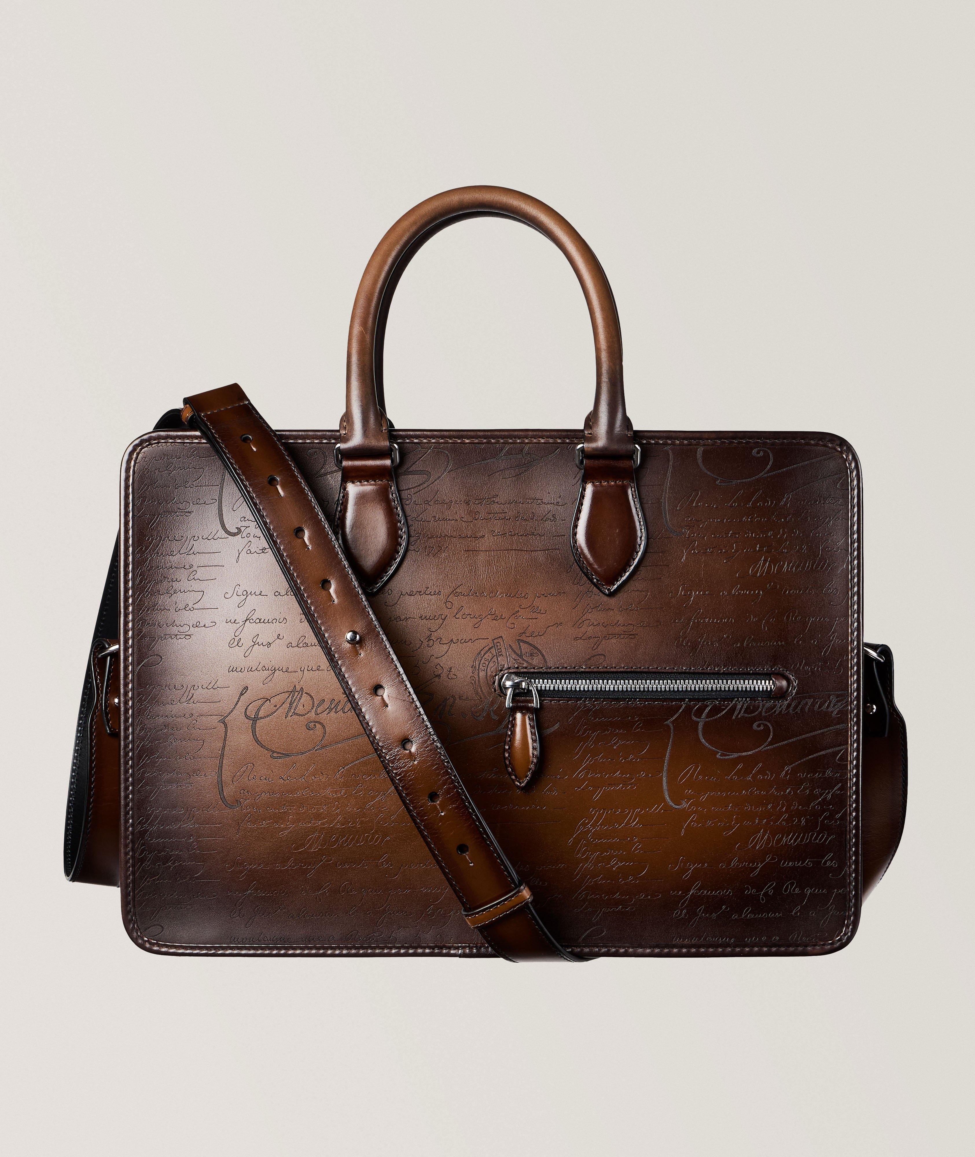 Un Jour Mini Scritto Leather Briefcase image 0