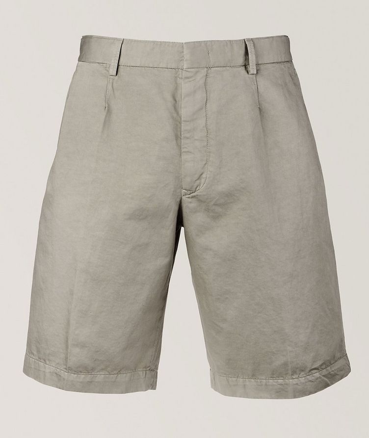 Cotton-Linen Chino Shorts image 0