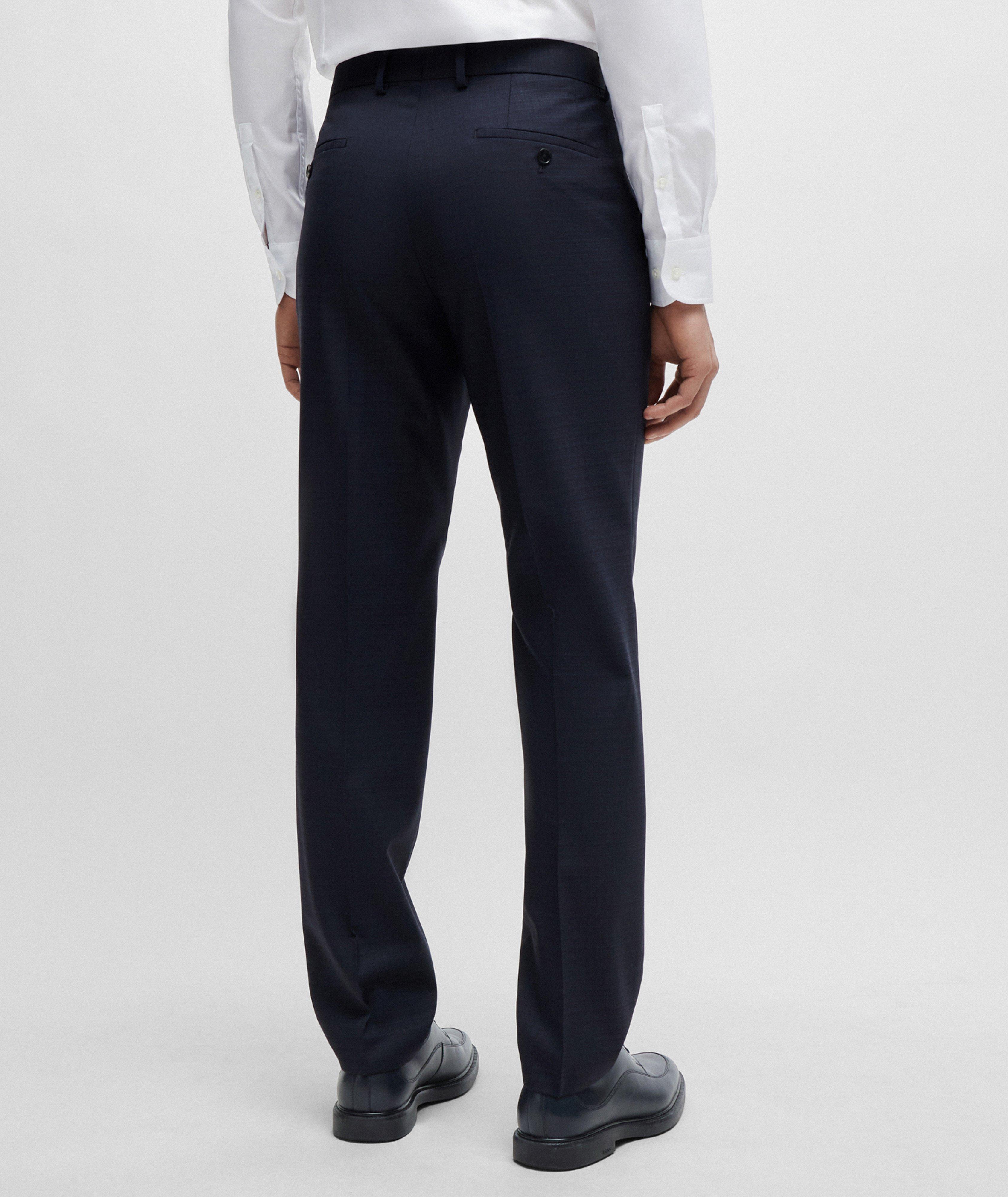 Patterned Stretch-Wool Suit  image 4