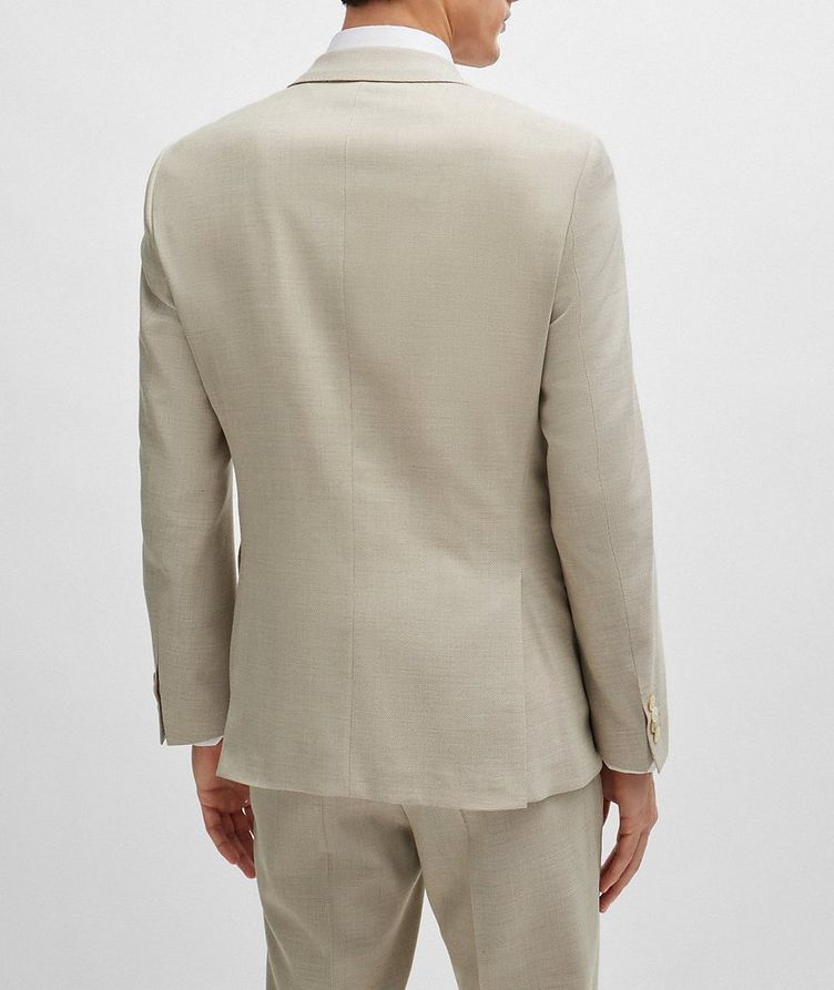 Hopsack Weave Wool-Blend Suit image 2