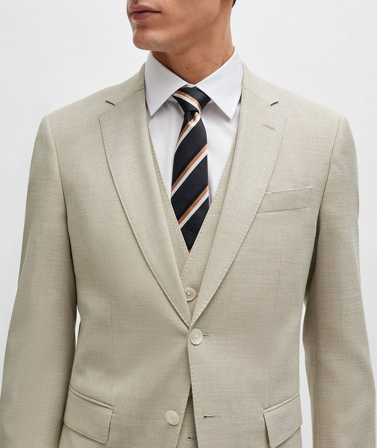 Hopsack Weave Wool-Blend Suit image 6
