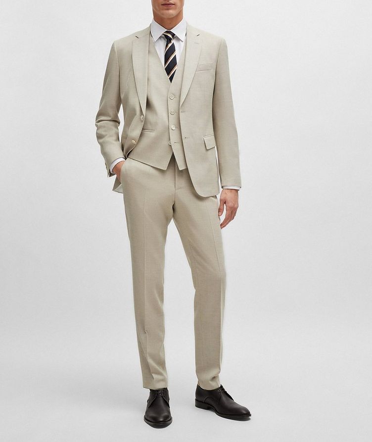 Hopsack Weave Wool-Blend Suit image 8