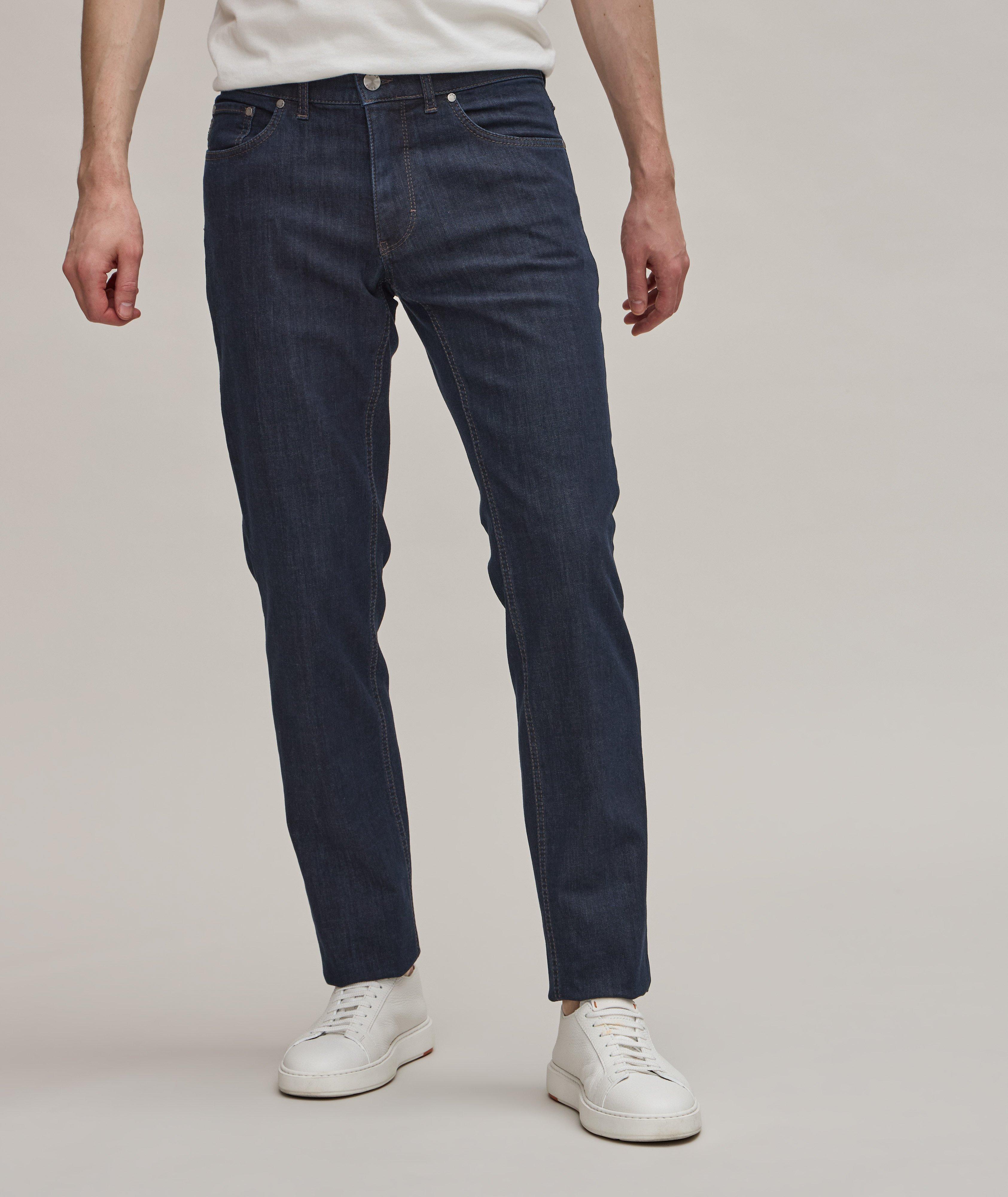 Cooper Straight Fit Stretch-Cotton Blend Jeans image 2