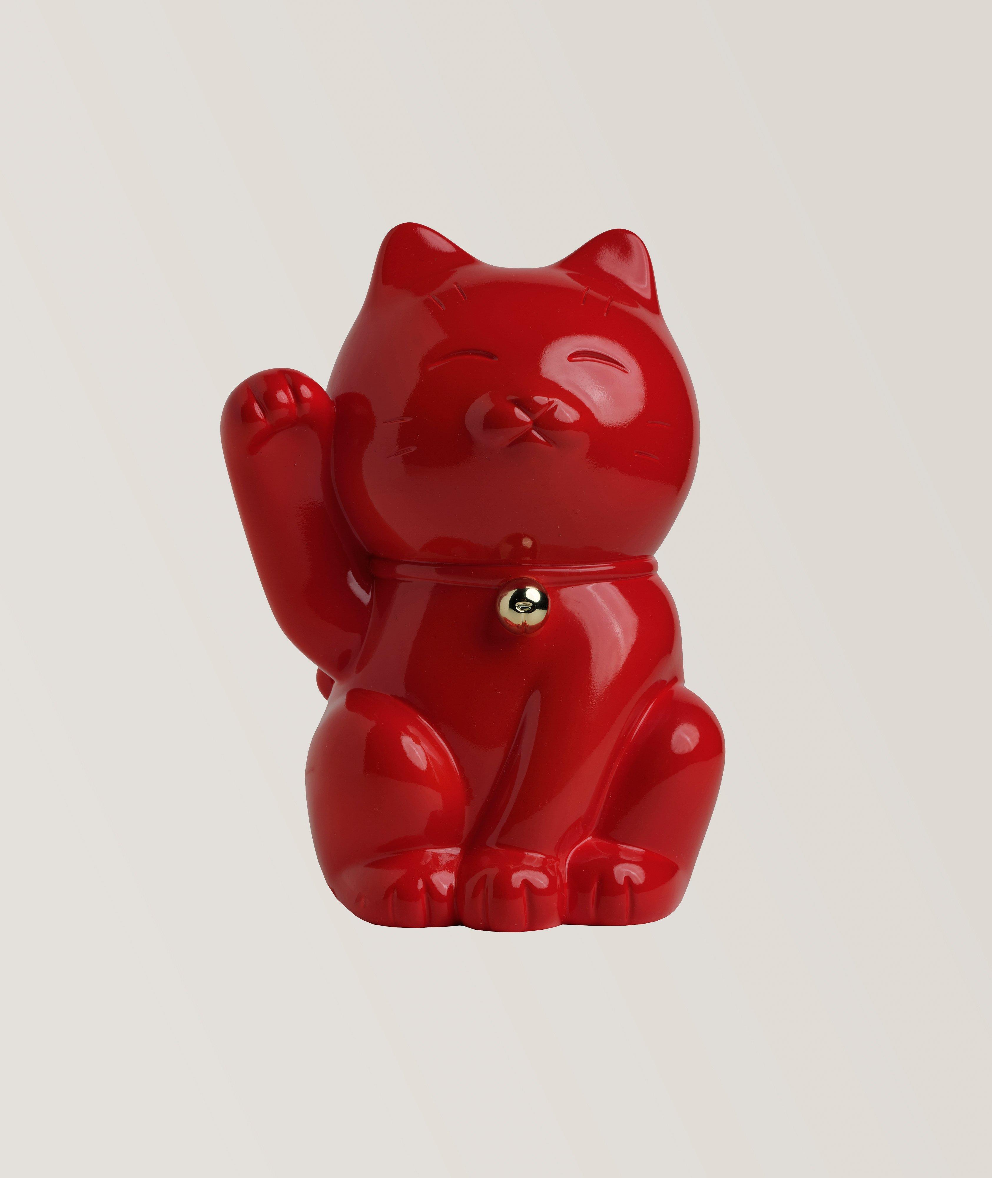 Figurine de chat porte-bonheur image 0