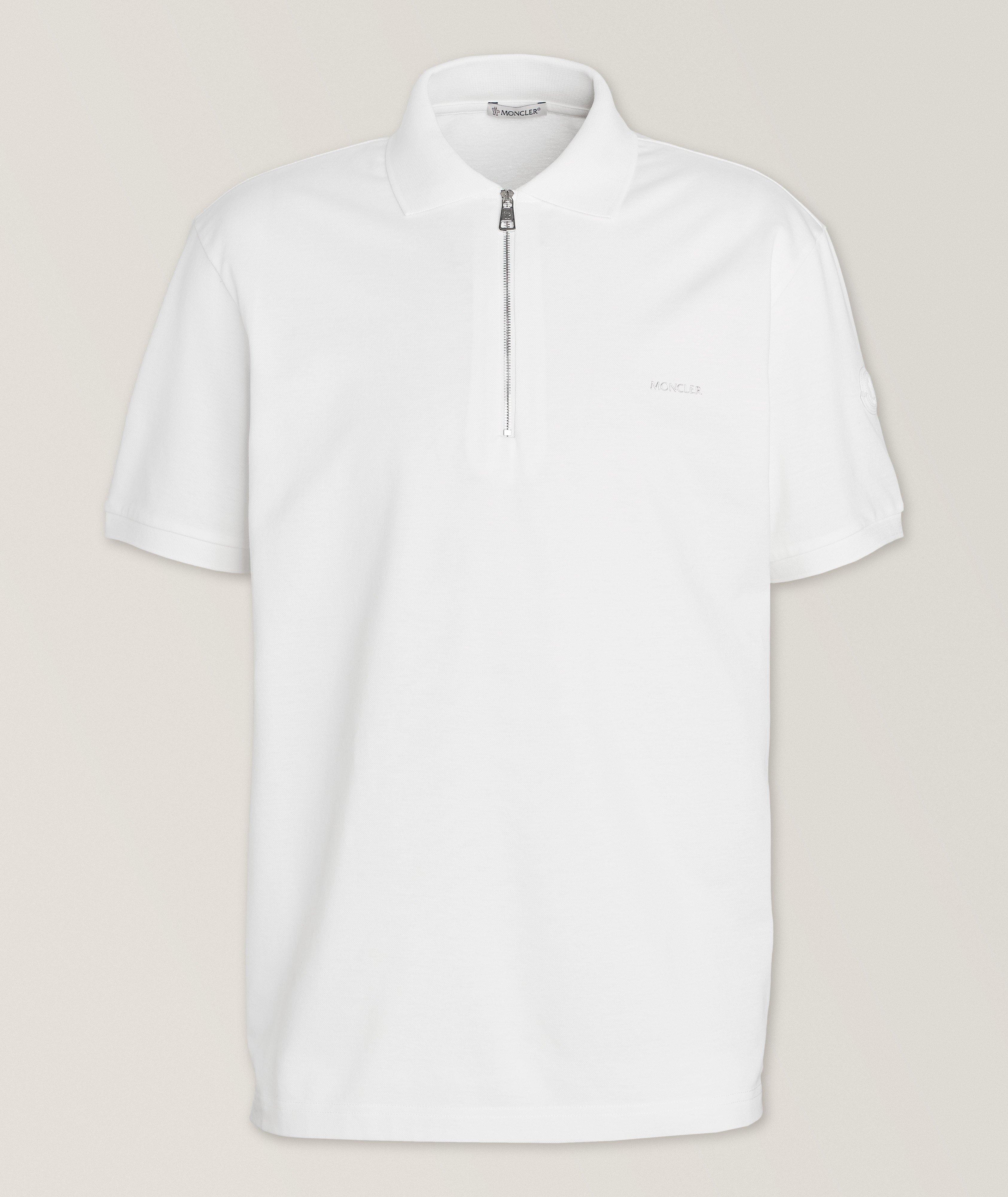 Jersey Cotton Quarter-Zip Polo  image 0