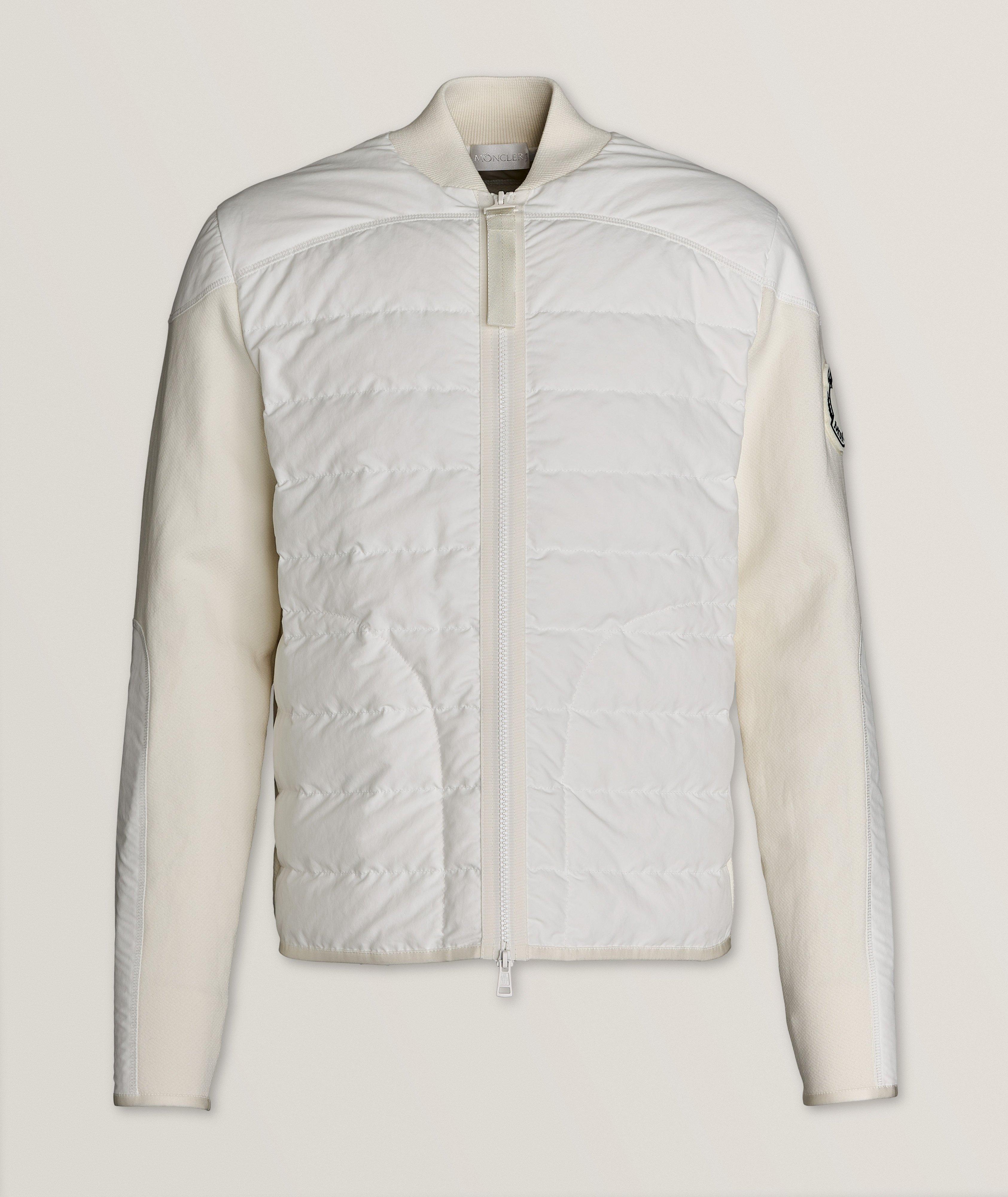Moncler Year of The Dragon Mixed Materials Hybrid Cardigan | Sweaters ...