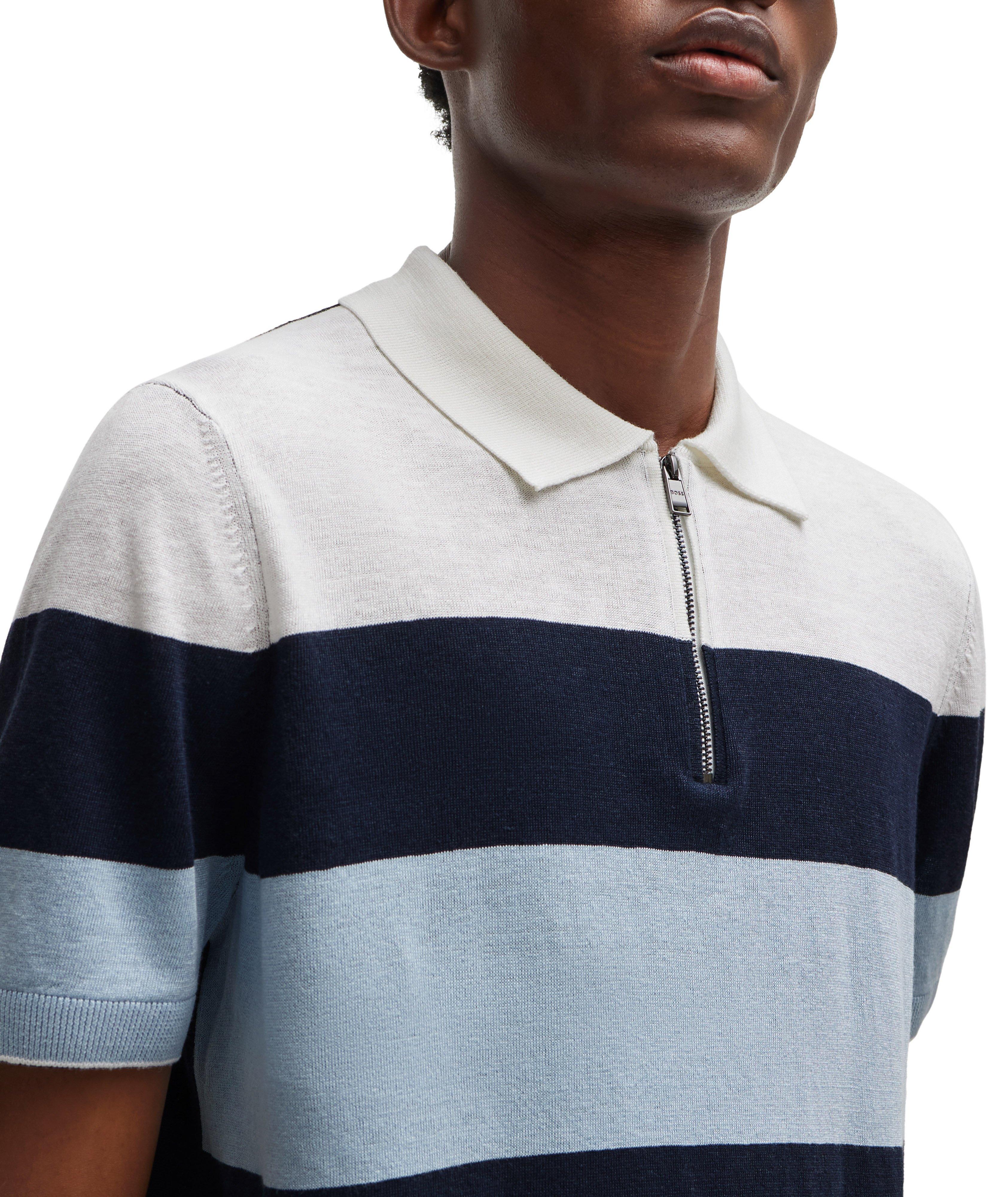 Trieste Linen-Blend Polo  image 3