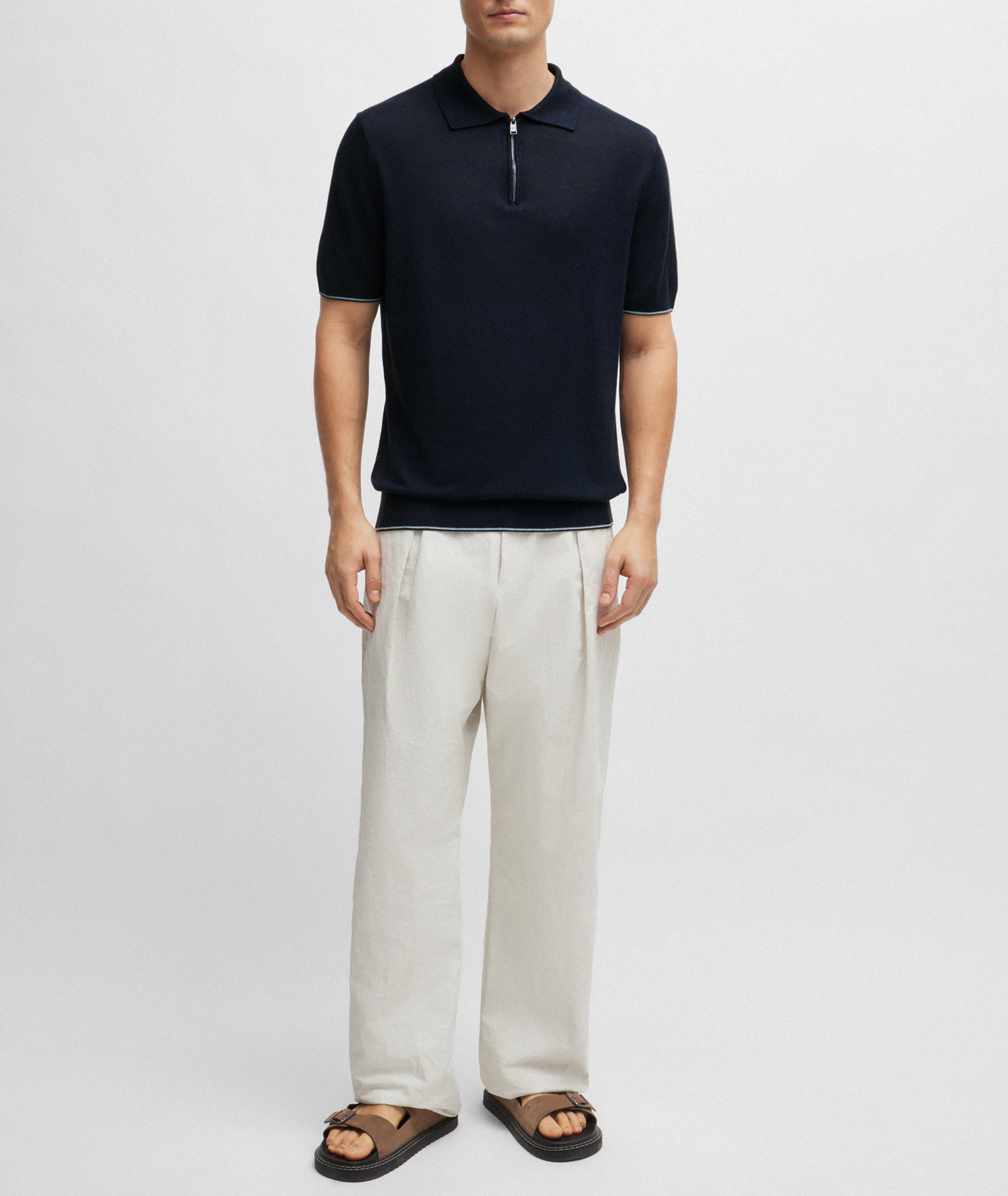 Trieste Linen-Blend Polo image 4