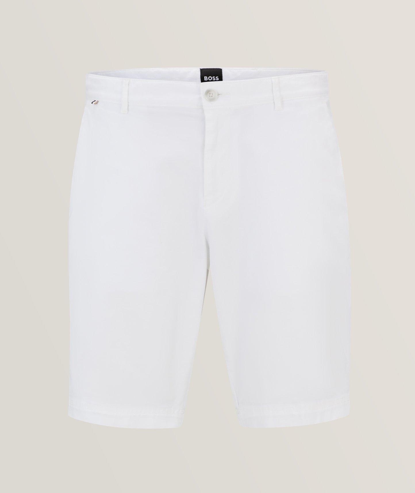 BOSS Slice Stretch-Cotton Twill Shorts | Shorts | Harry Rosen