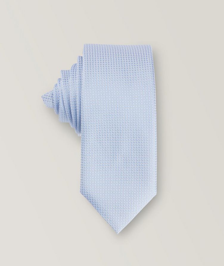 Micro Pattern Jacquard Silk-Blend Tie  image 1