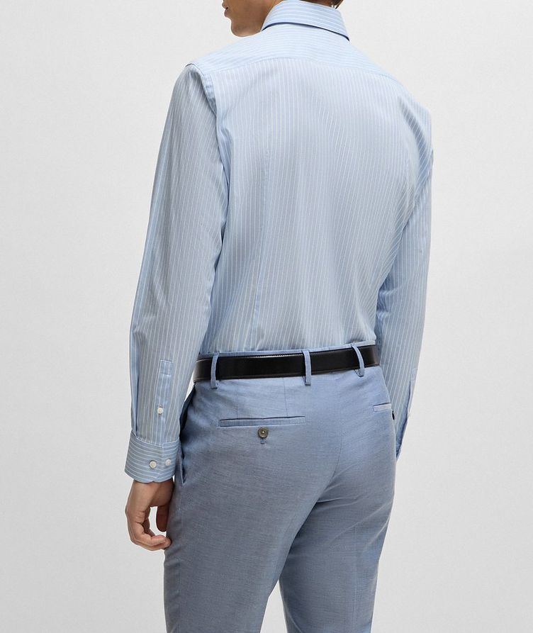 Chemise habillée Hank en coton extensible à rayures image 2