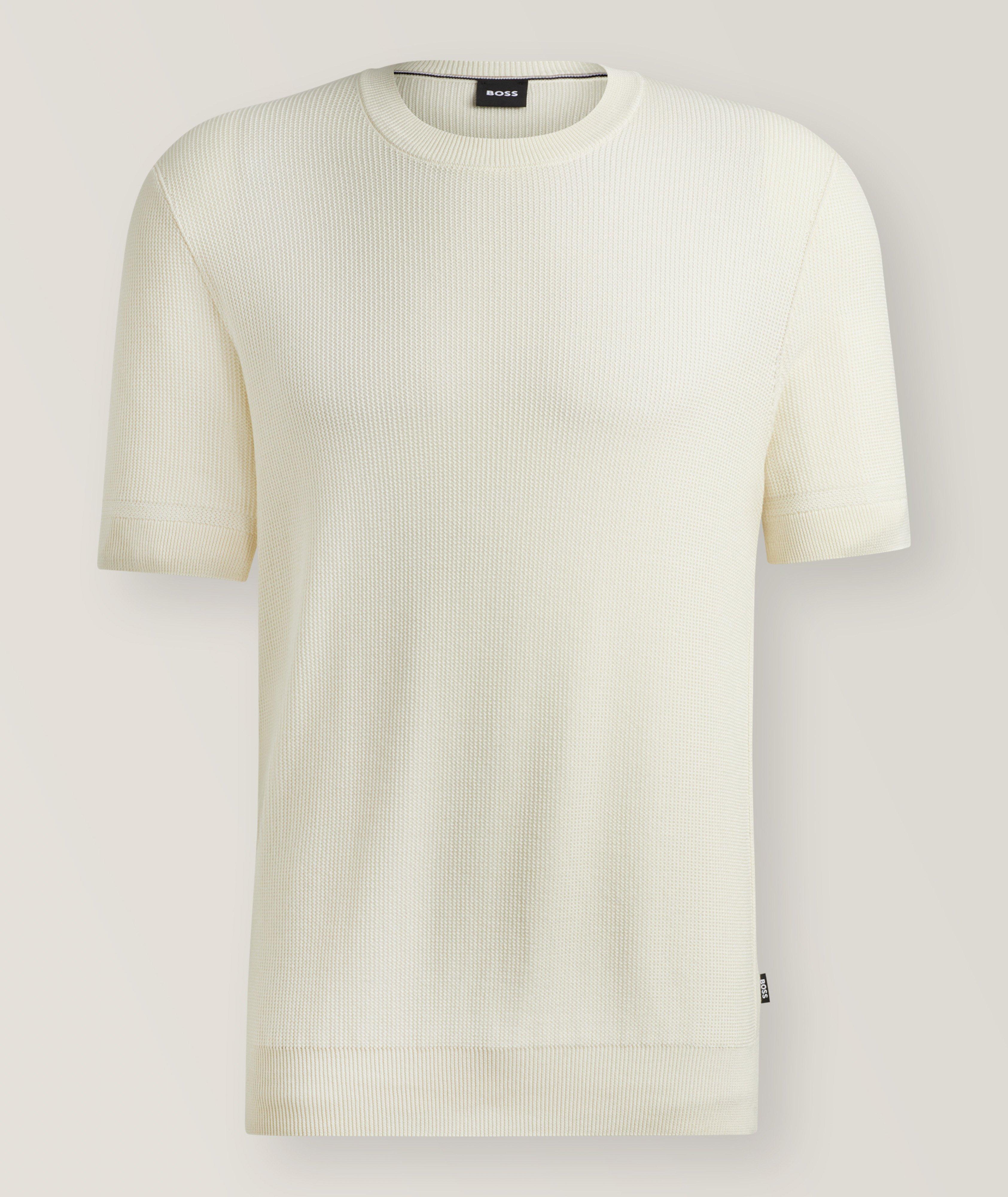 T-shirt en lyocell et en coton image 0