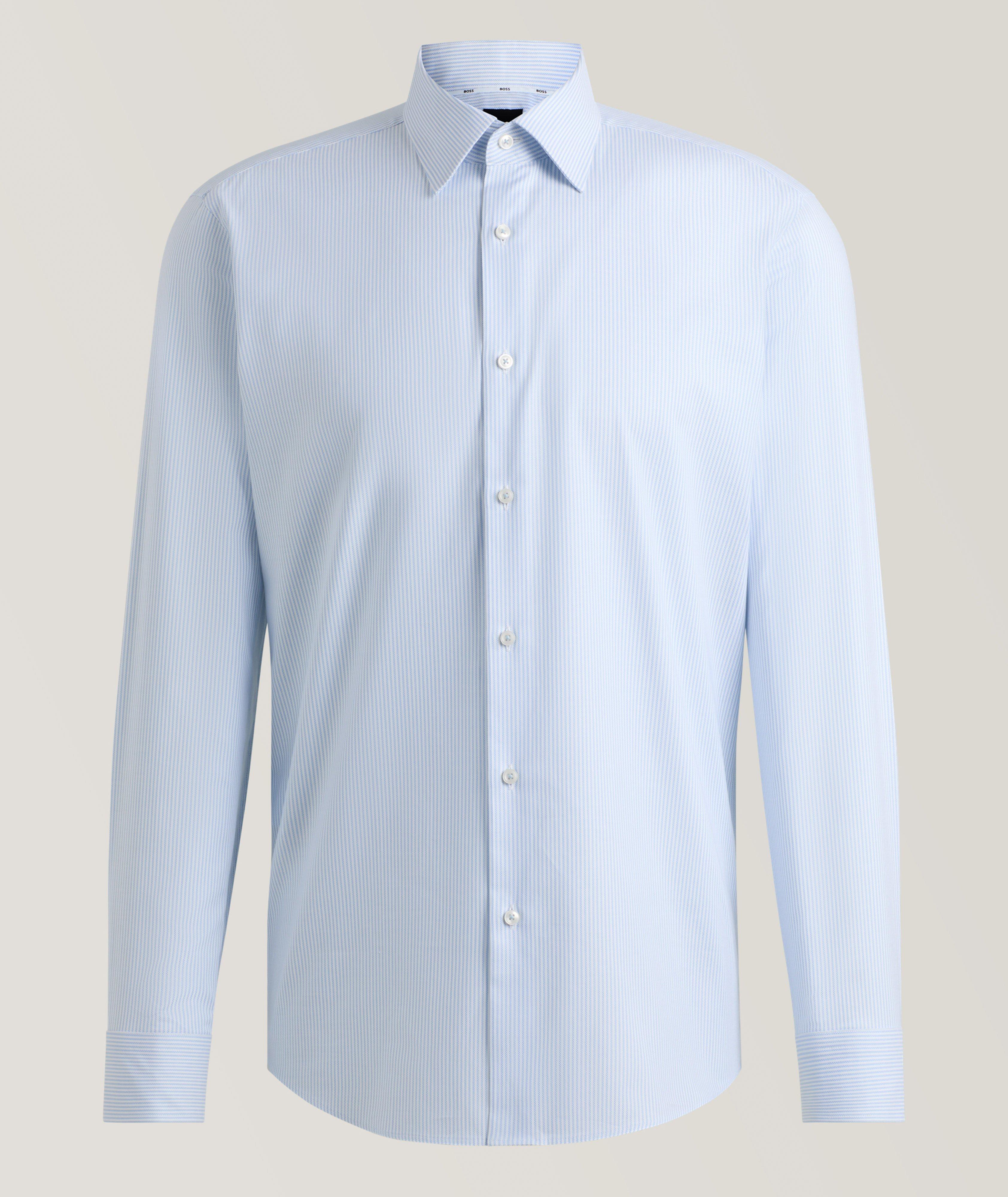 Joe Striped Easy Iron Stretch-Cotton Dress Shirt image 0