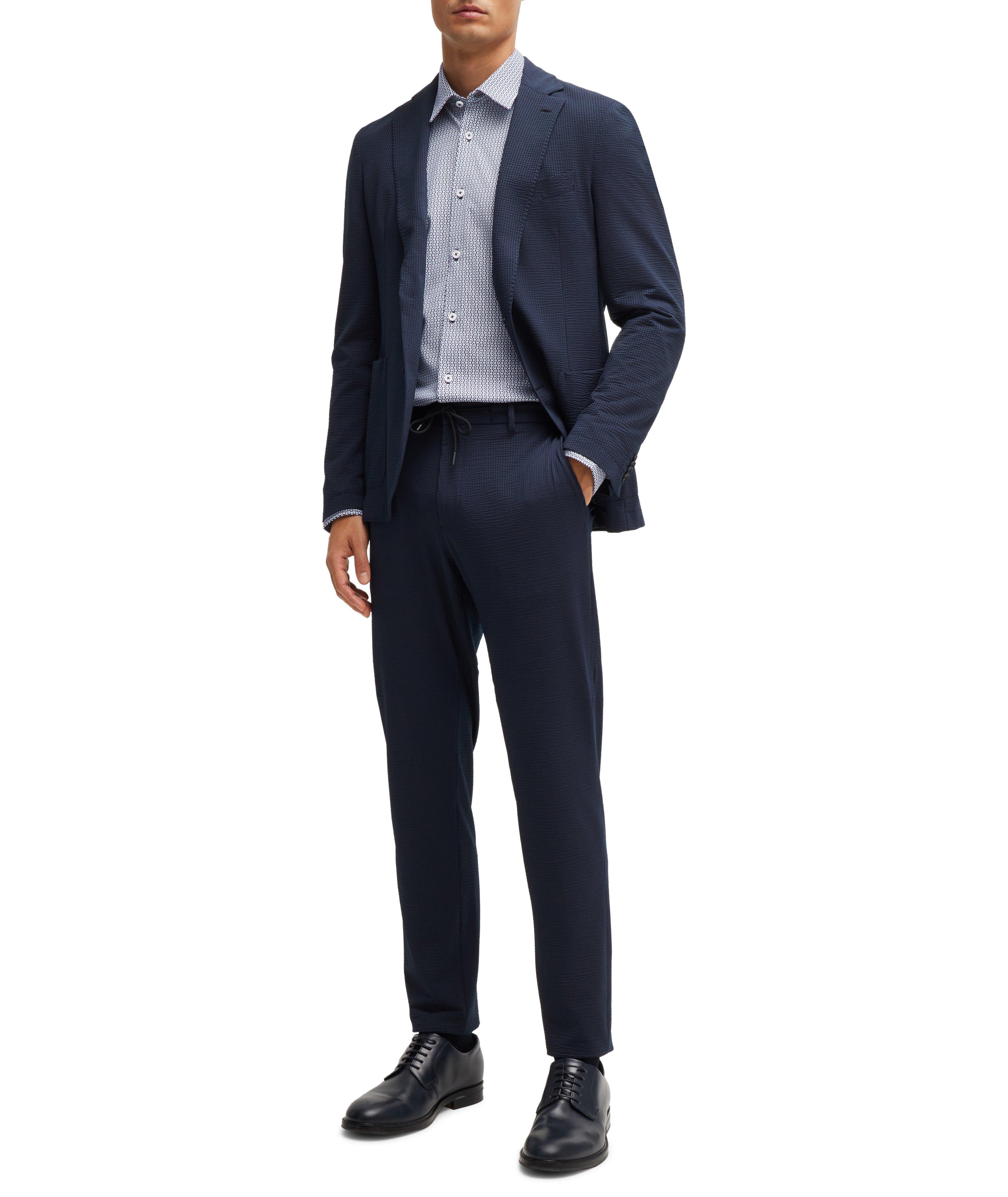 Micro Print Performance-Stretch Shirt image 4