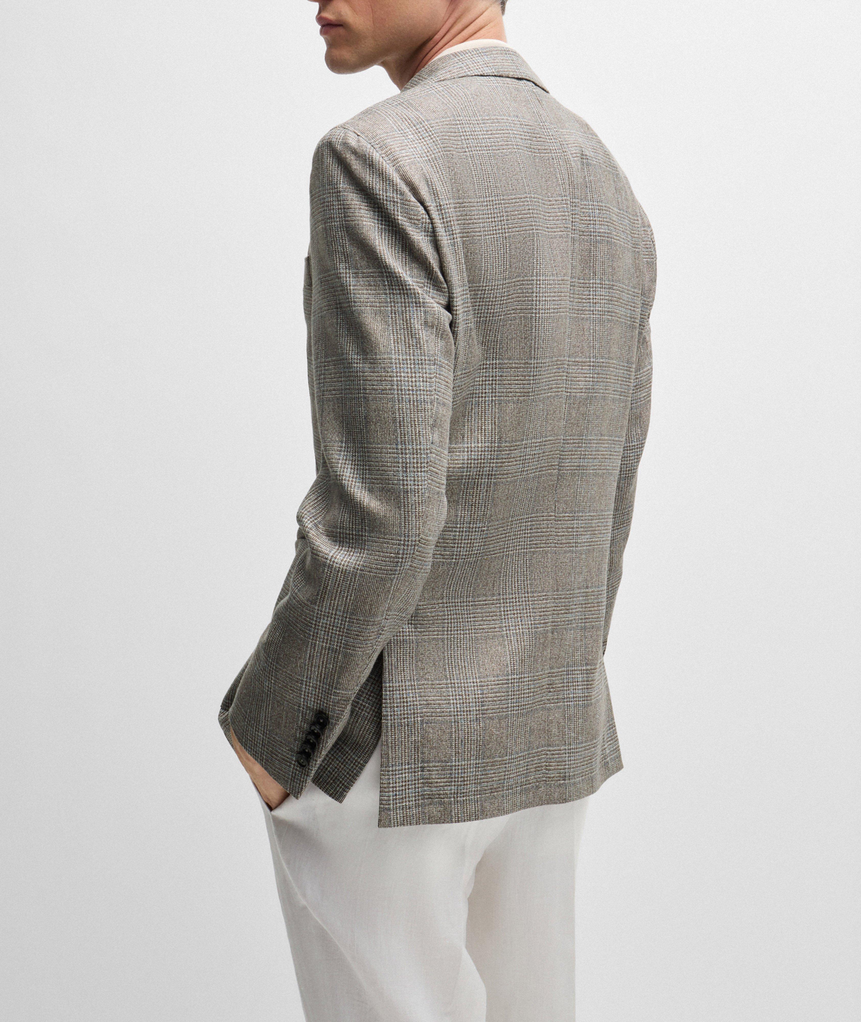 Heston Check Silk-Wool Sport Jacket image 2