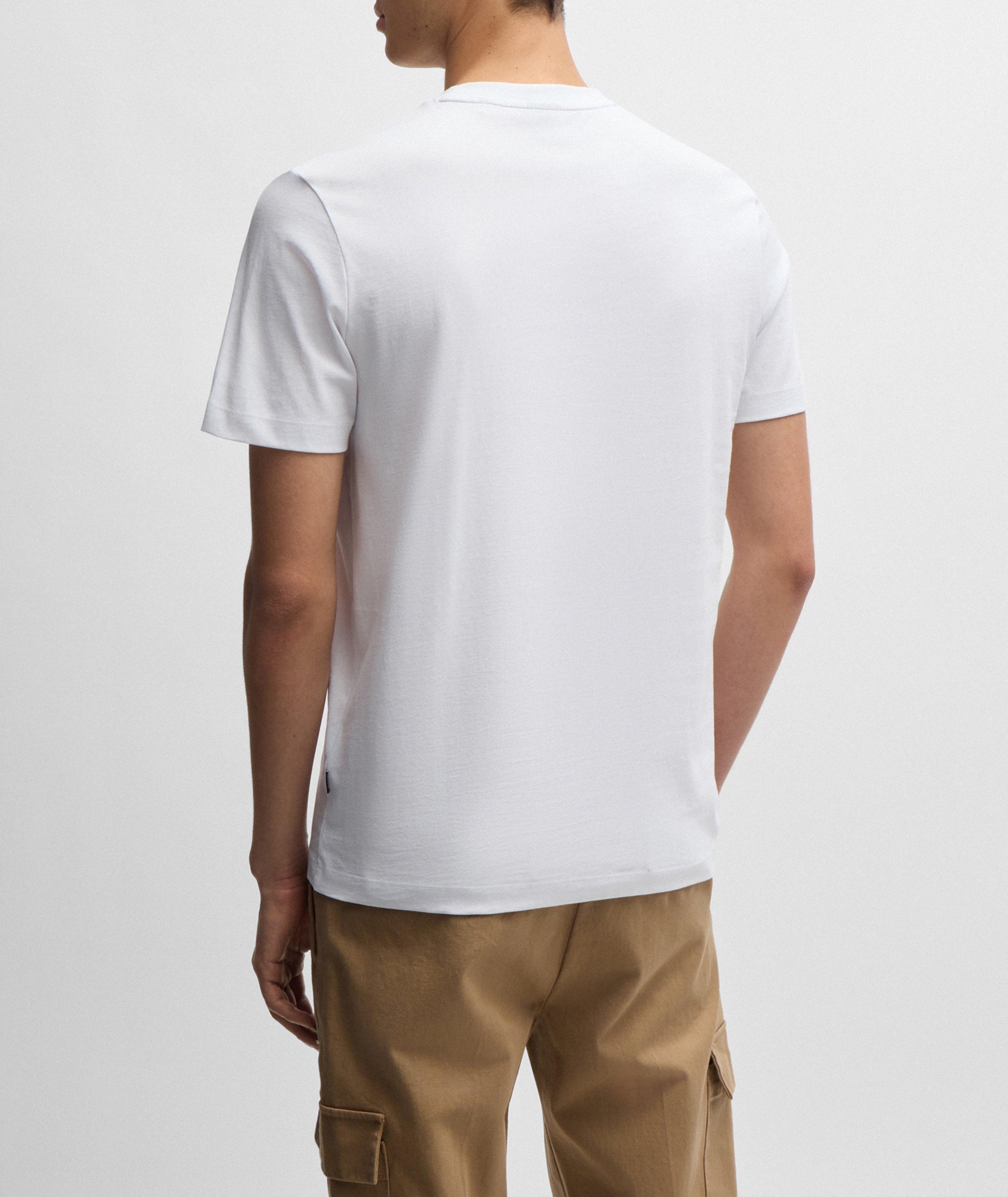 T-shirt en jersey de coton avec logo image 2