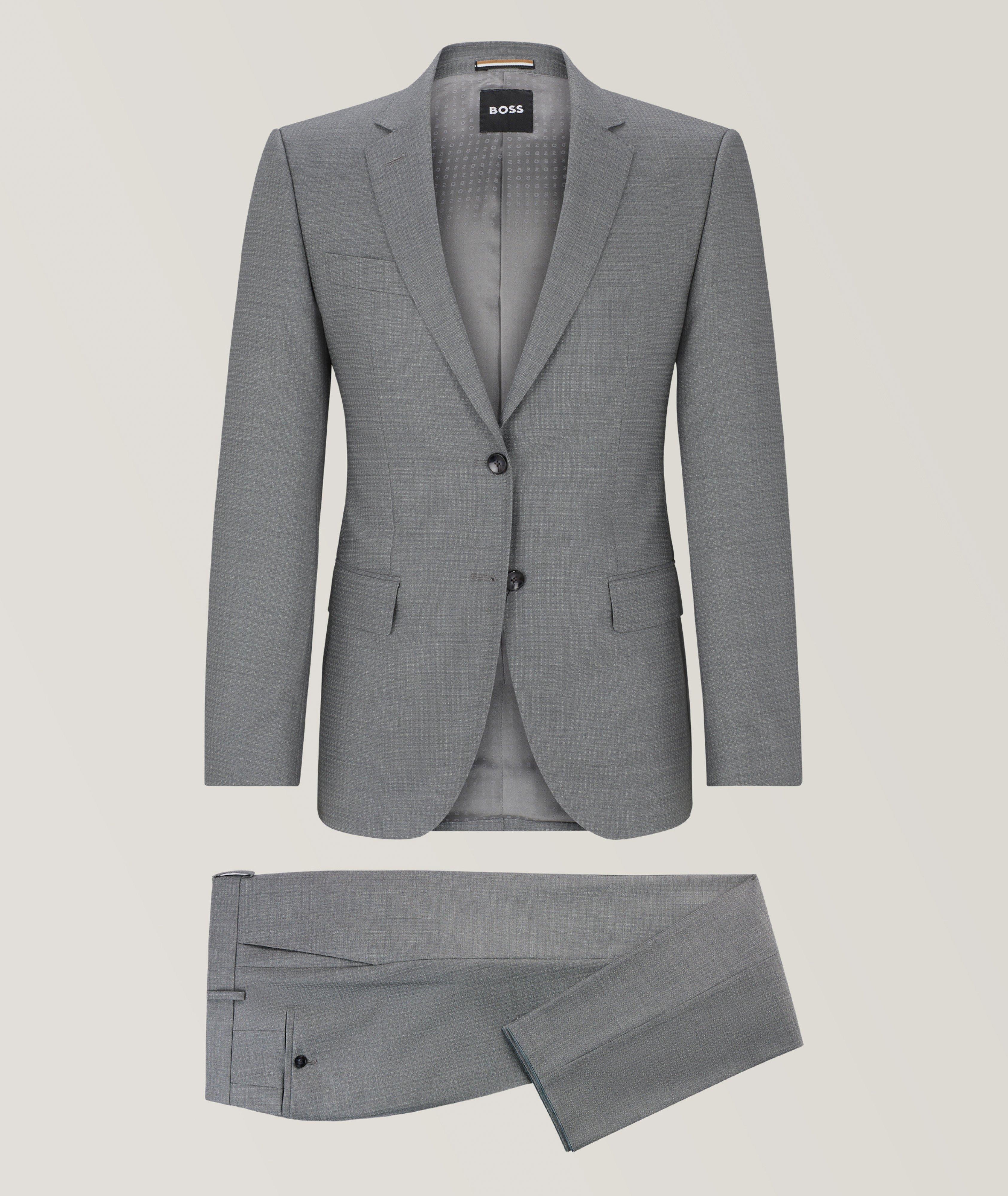 Checked Slim-Fit Suit image 0