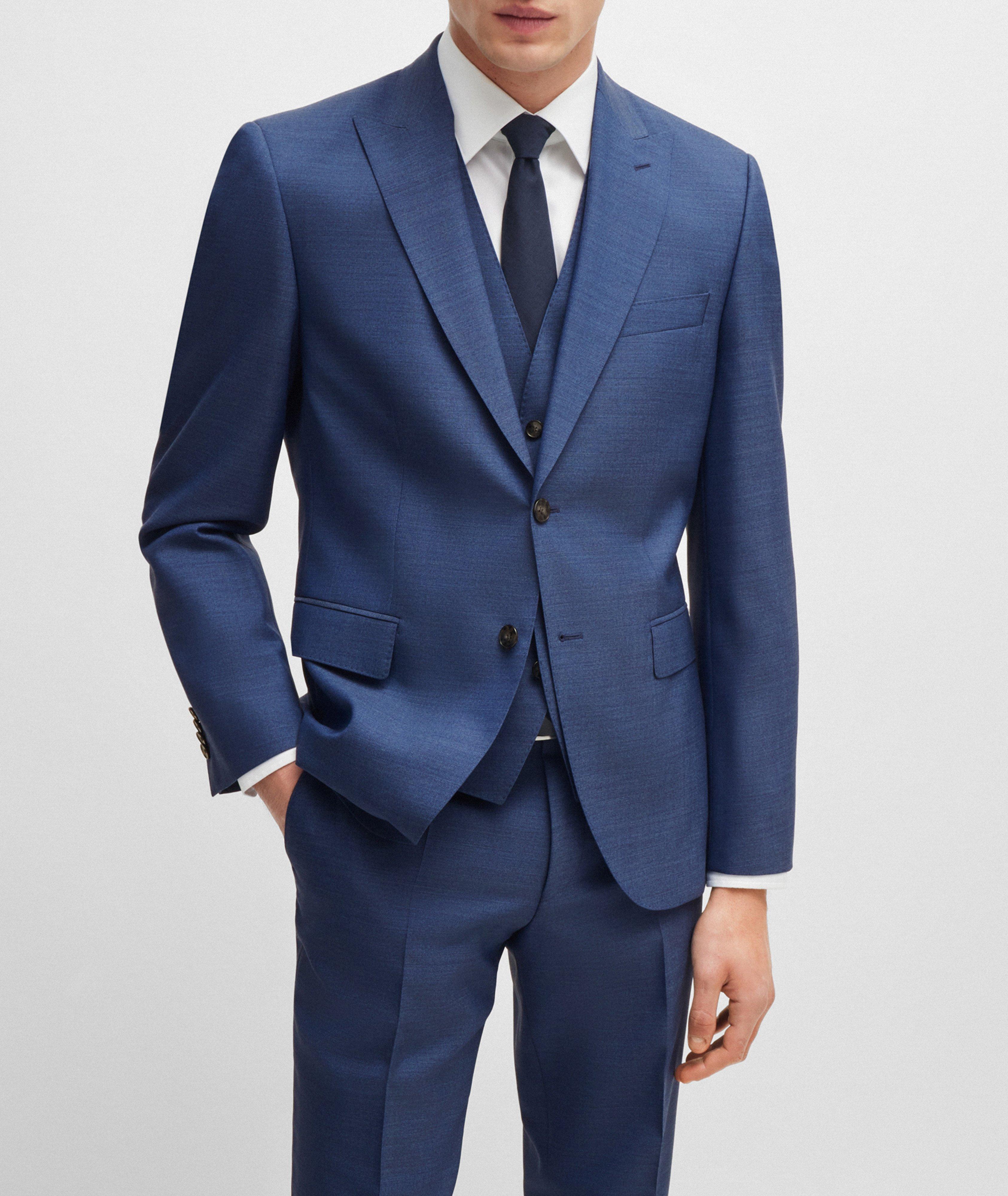 Virgin Wool Mélange Suit image 1