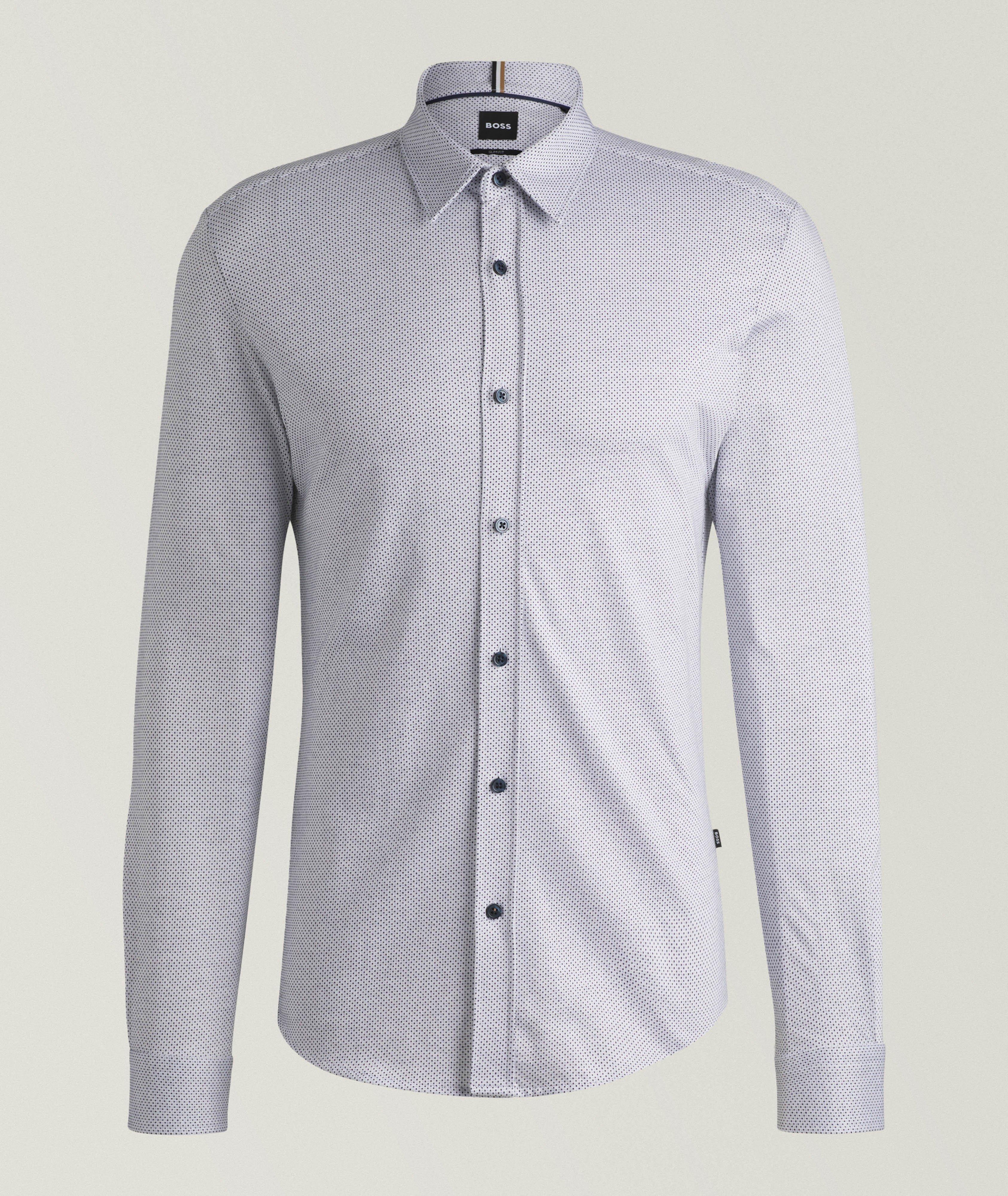 BOSS Roan-Kent Slim Fit Cotton Shirt