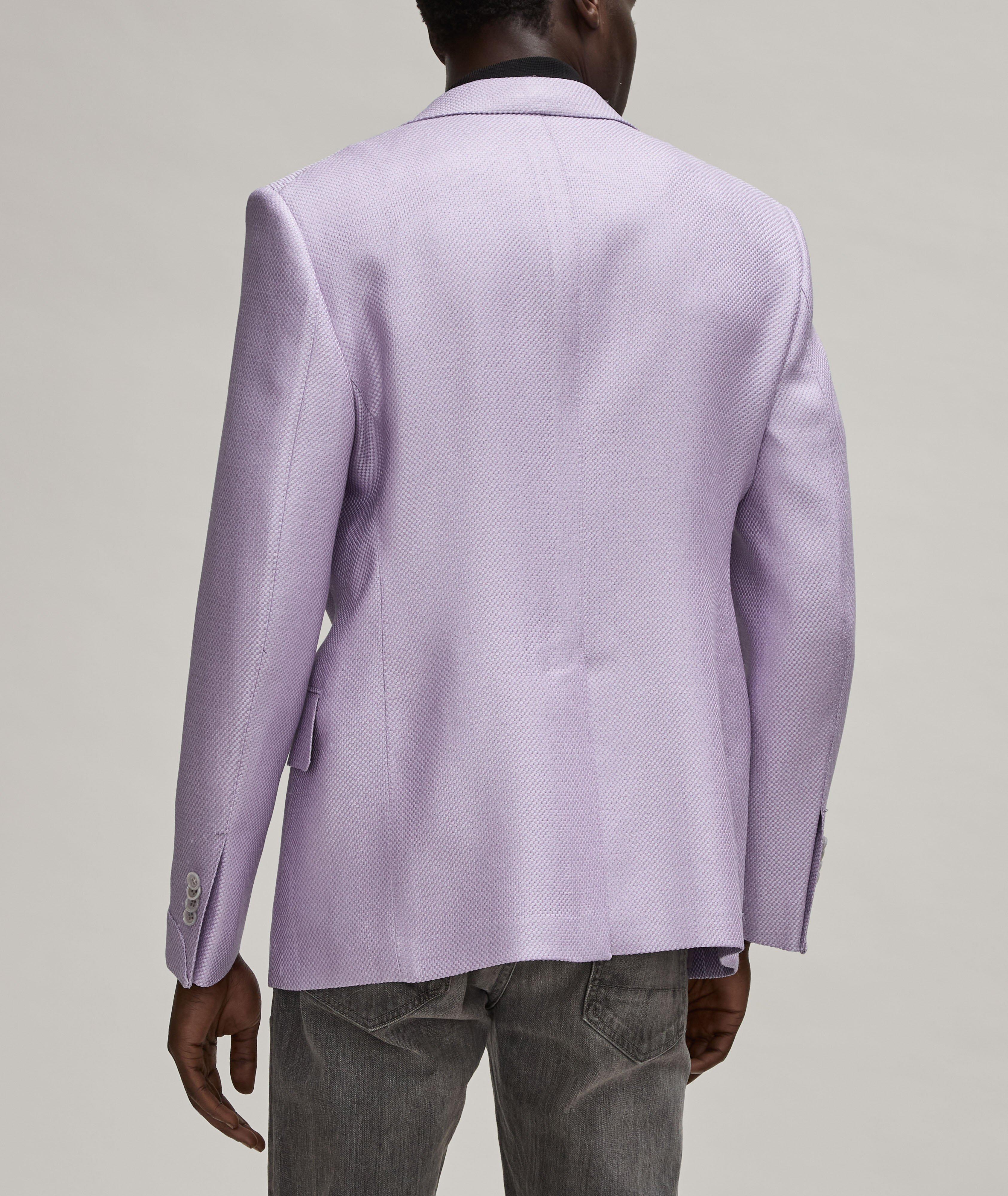 Atticus Textured Silk-Wool Sport Jacket