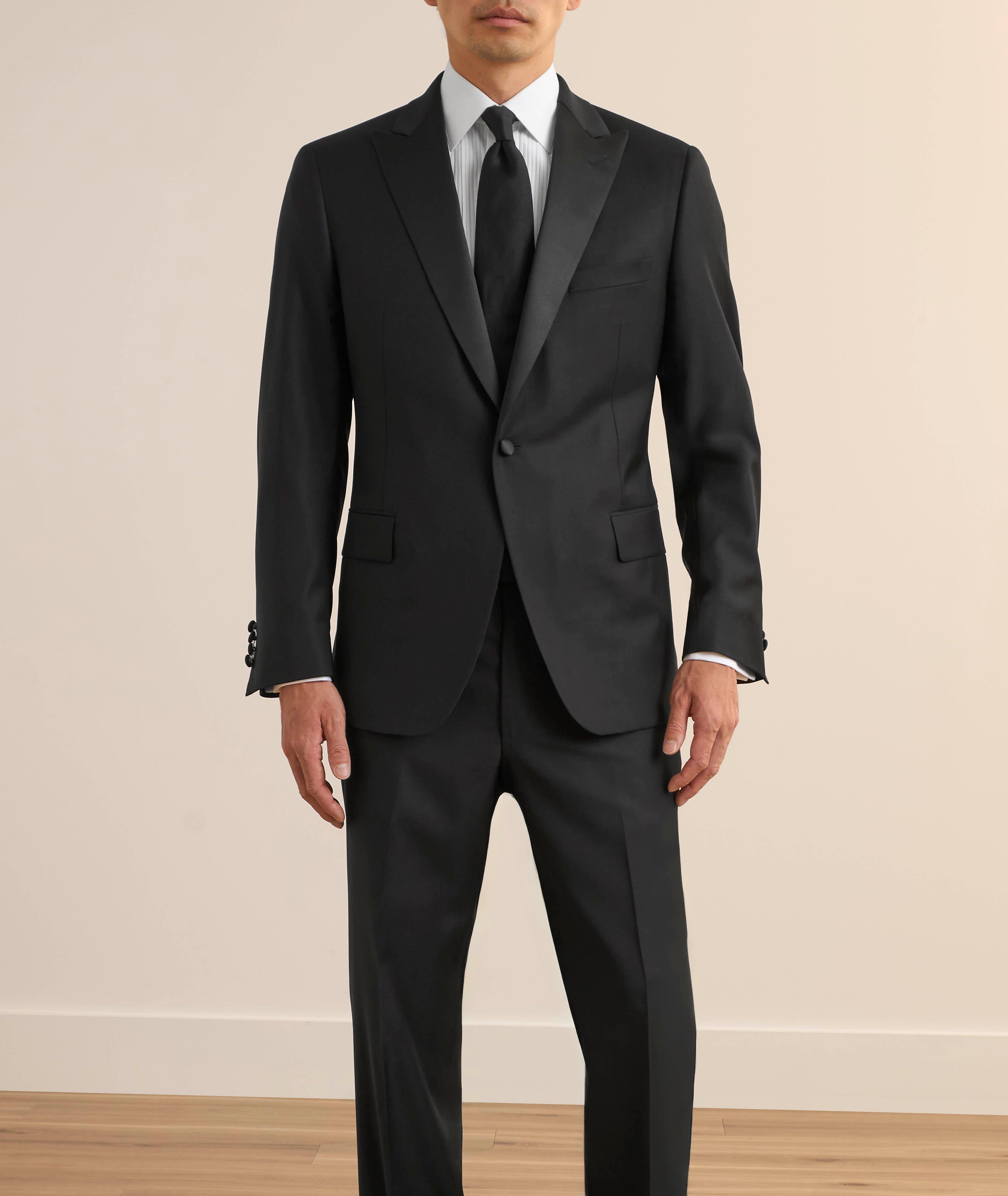 Satin-Trim Single-Breasted Tuxedo  image 1