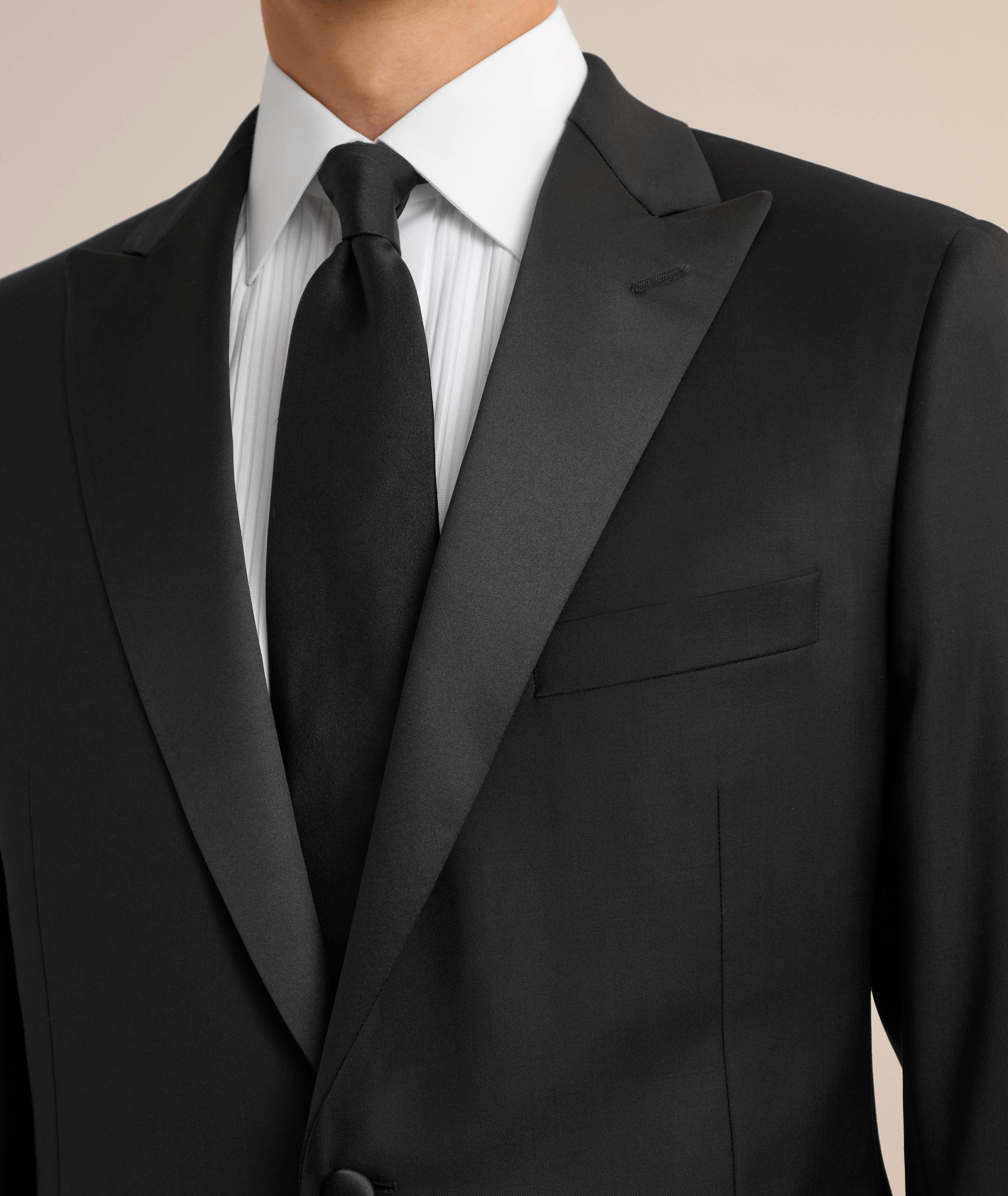 Satin-Trim Single-Breasted Tuxedo  image 3
