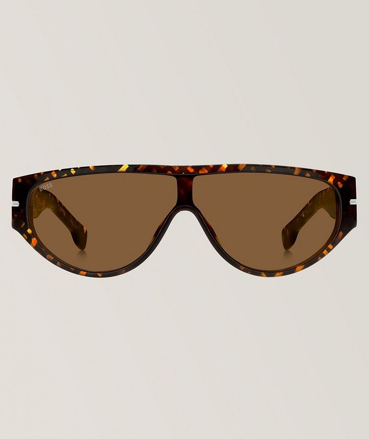 Eco-Acetate Havana Shield Sunglasses image 2