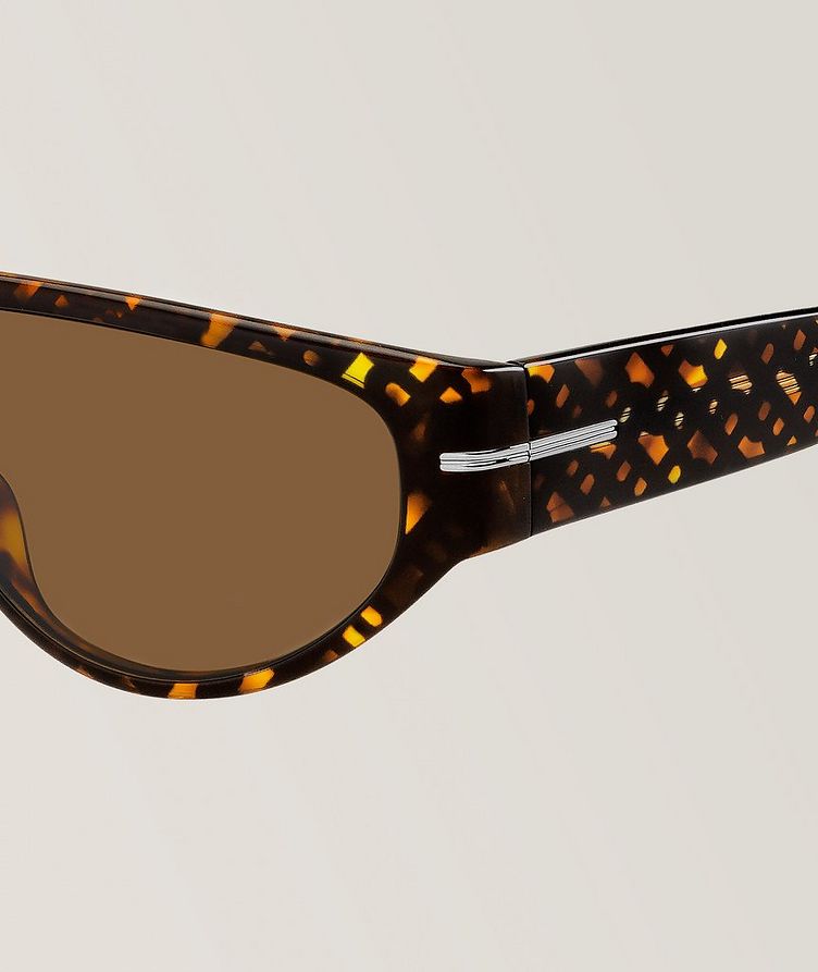 Eco-Acetate Havana Shield Sunglasses image 3