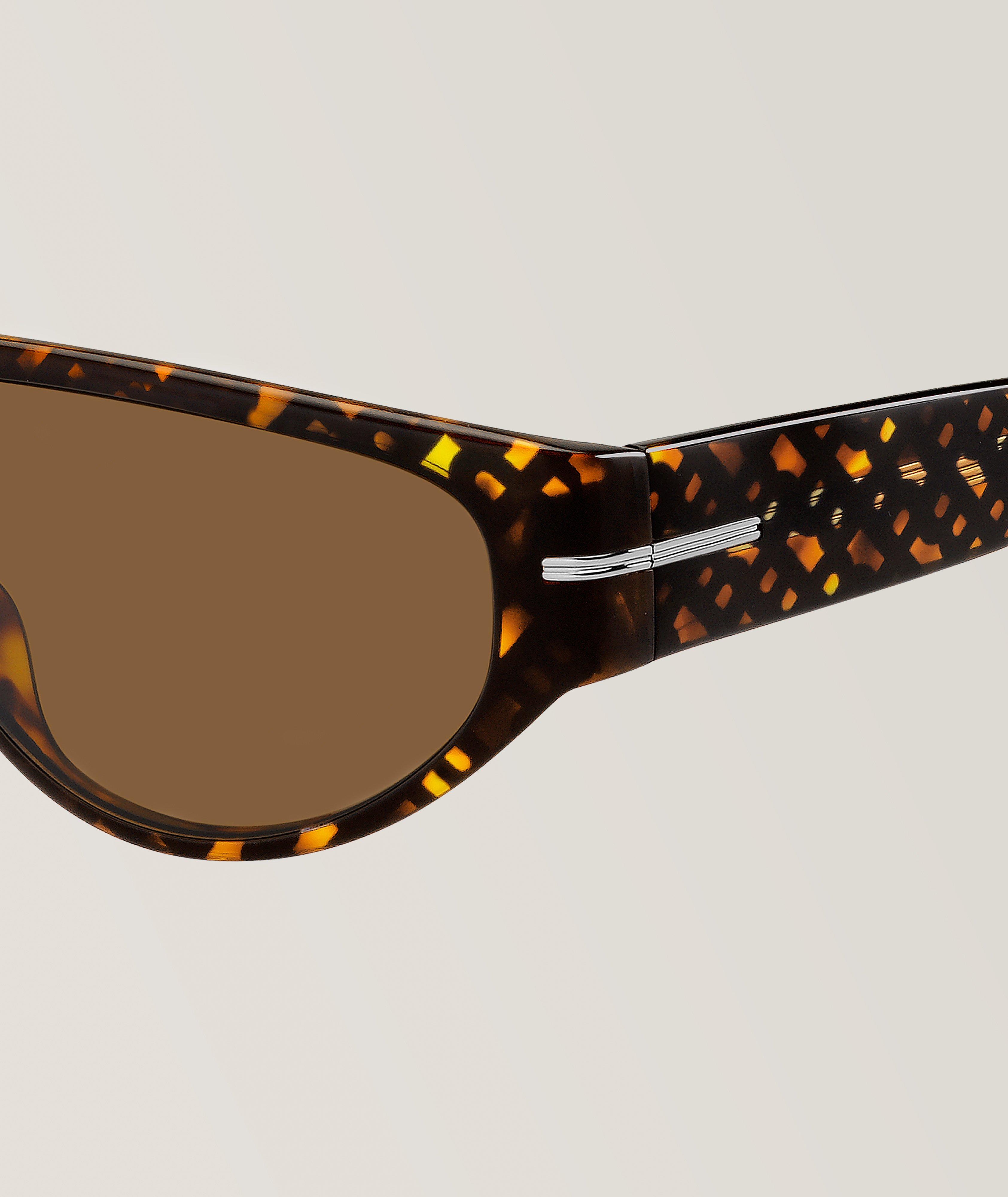 Eco-Acetate Havana Shield Sunglasses image 3