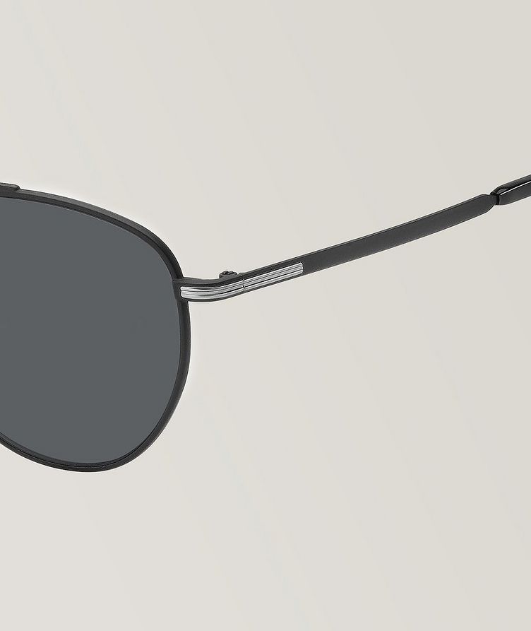 Metal Matte Aviator Sunglasses image 3