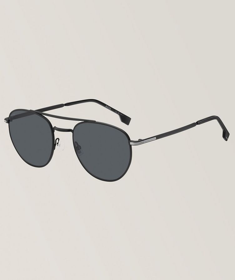 Metal Matte Aviator Sunglasses image 0