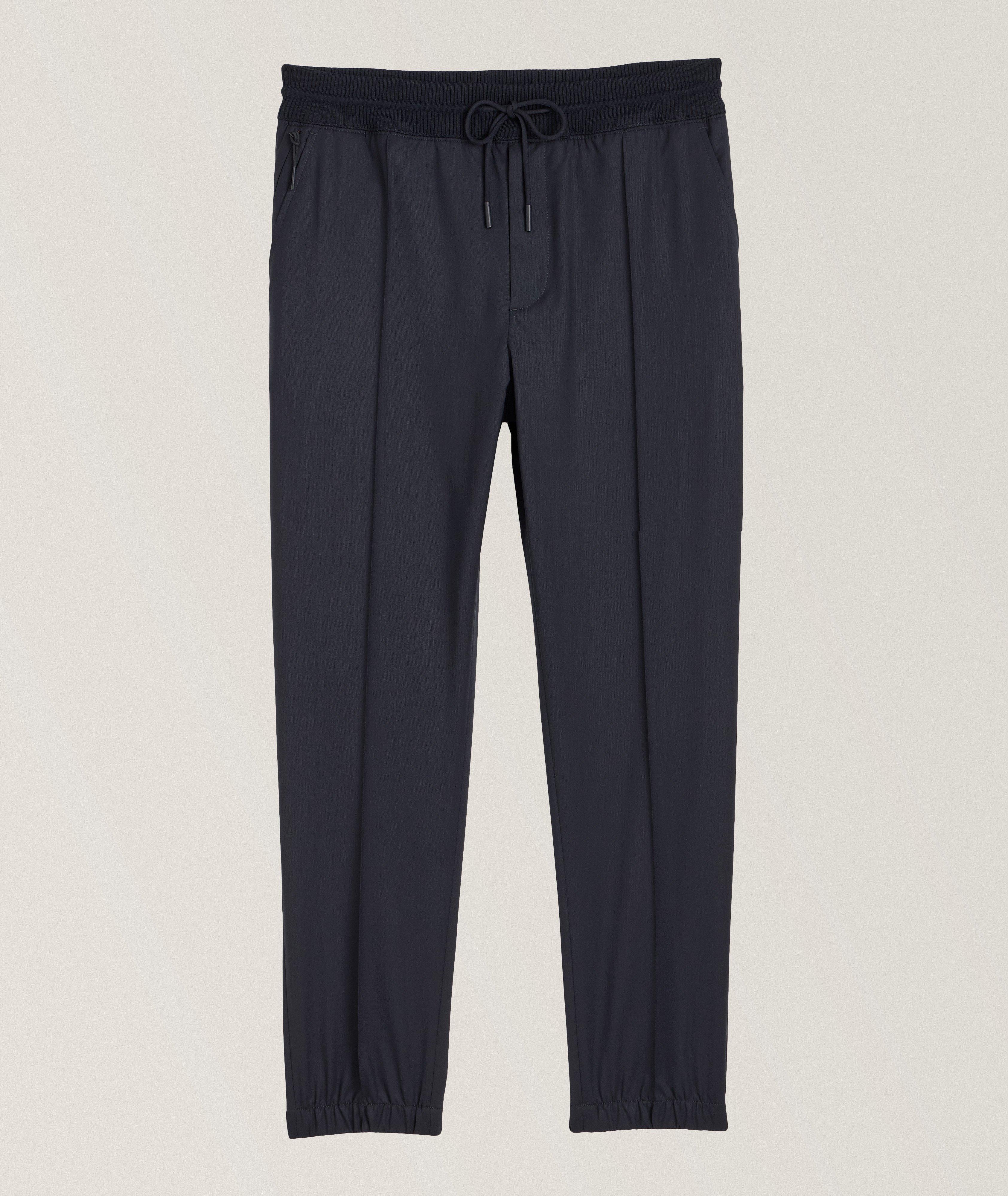 Zegna High Performance Wool Joggers, Pants