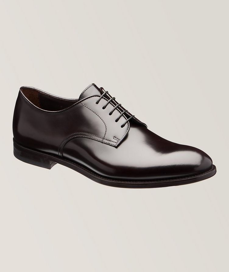 Polished Leather Lace-up Derbies  image 0