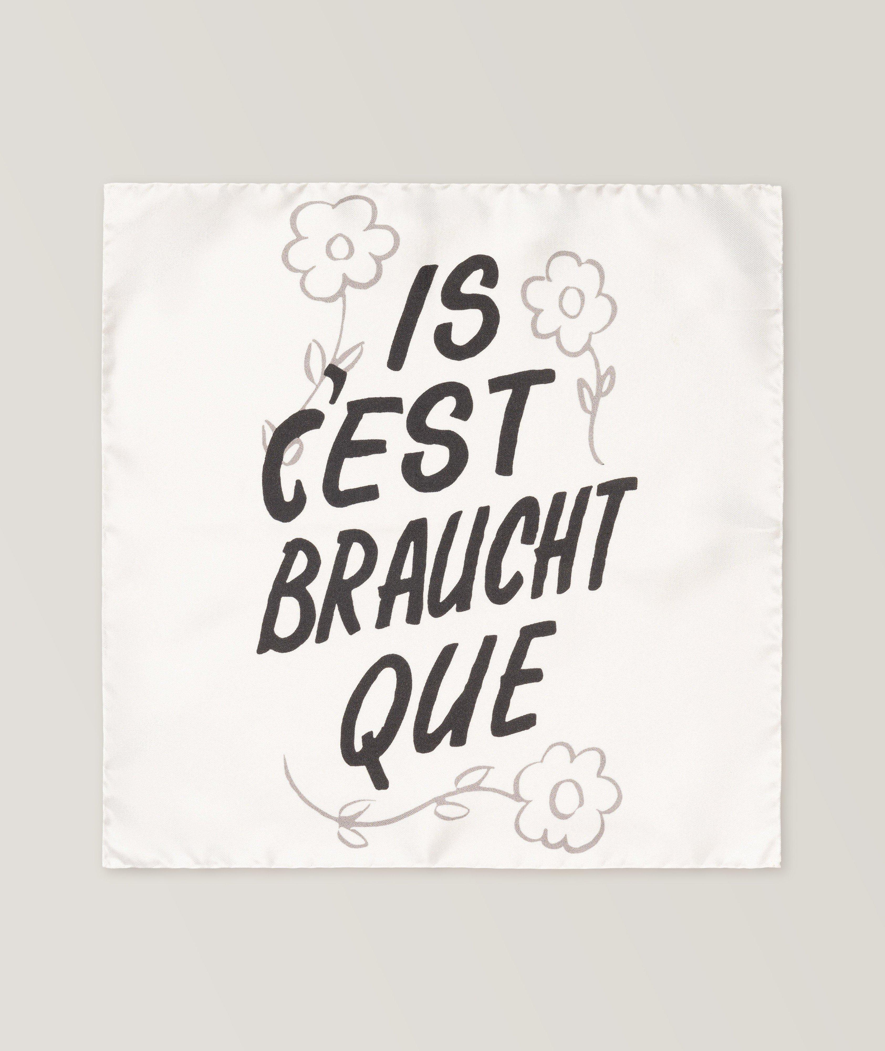 Mouchoir de poche « Is C’est Braucht Que », collection The Beatles image 0