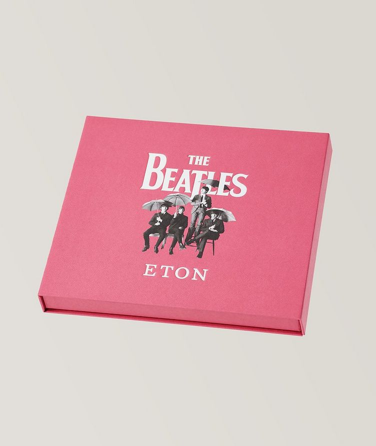 The Beatles Collection "Need Vous Liebe Amor" Silk Pocket Square image 2