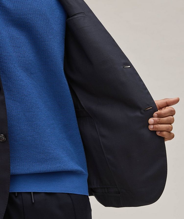 New Plume Textured Wool-Silk Sport Jacket image 3