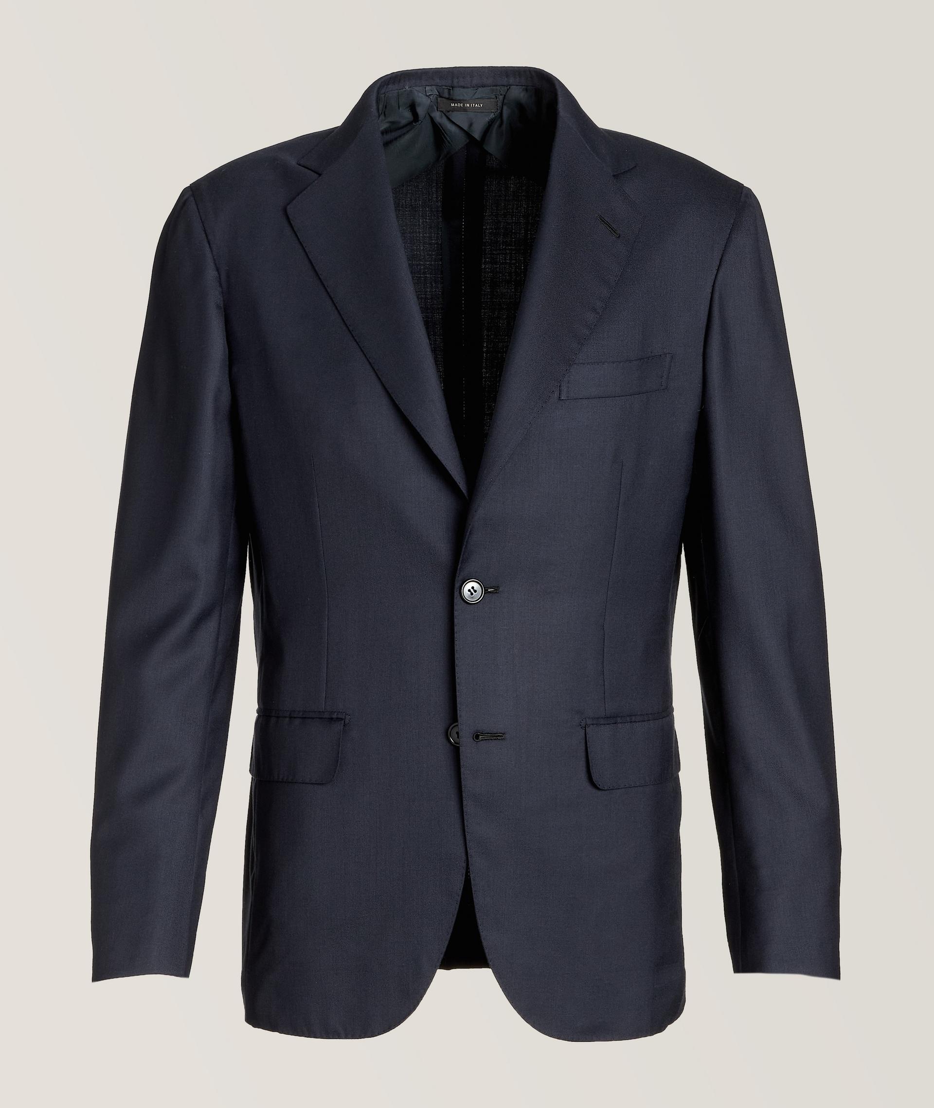 New Plume Textured Wool-Silk Sport Jacket image 0