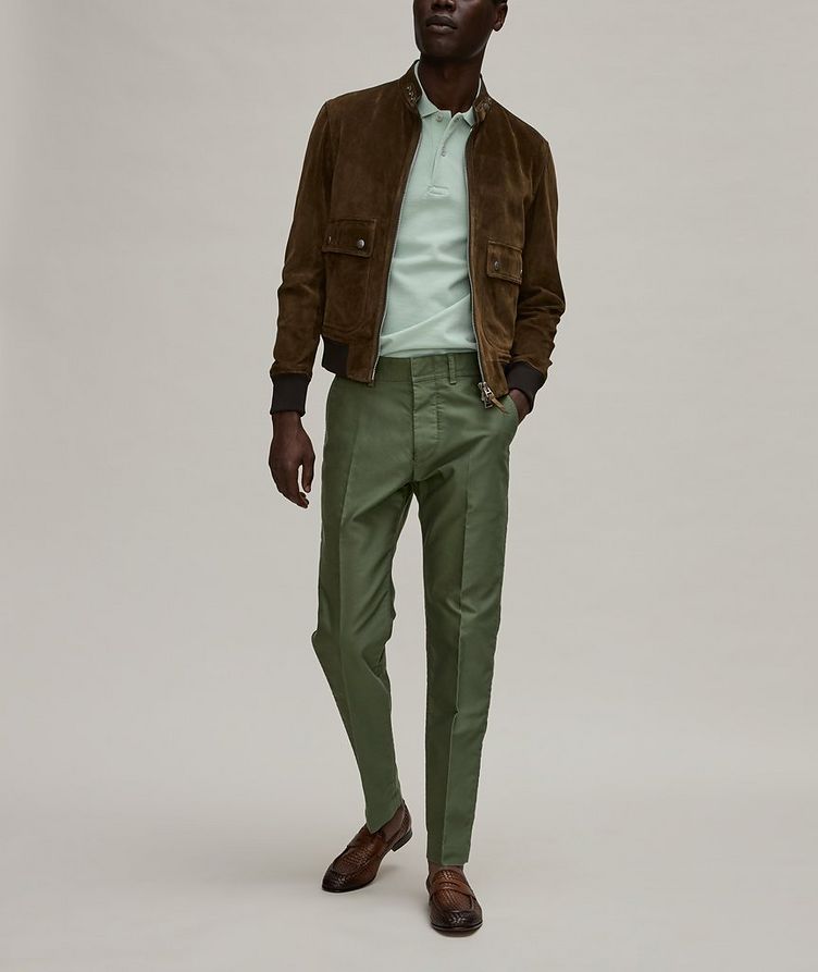 Military Pleated Cotton Chinos image 4