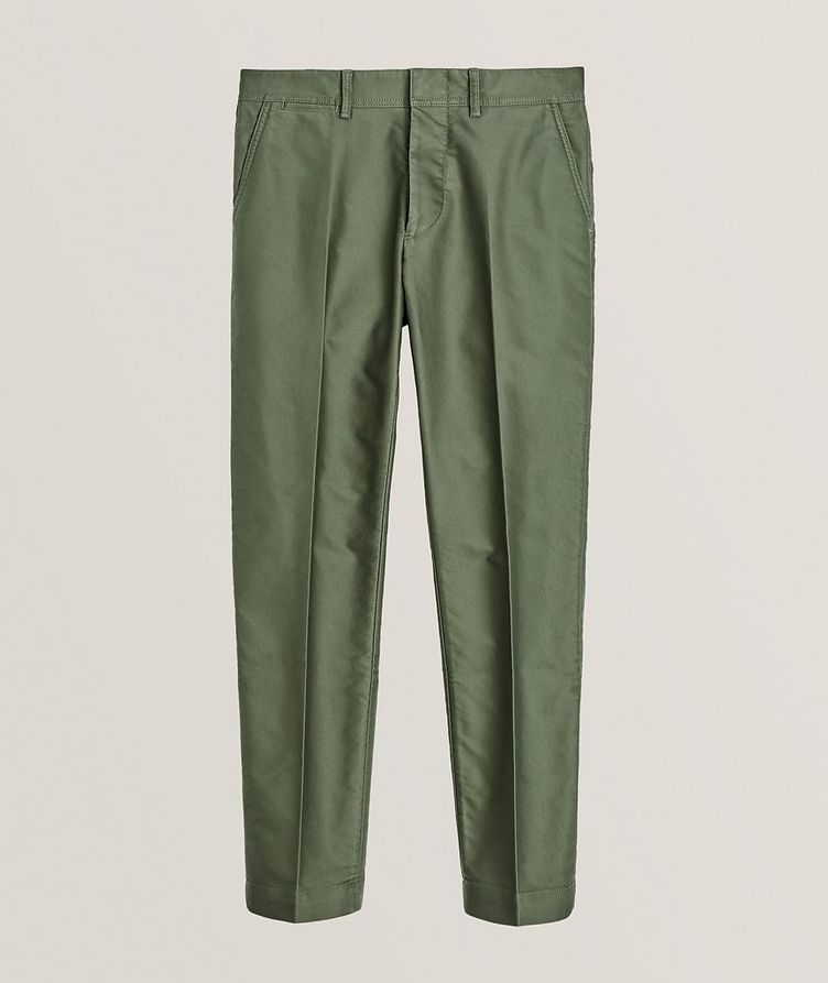 Military Pleated Cotton Chinos image 0