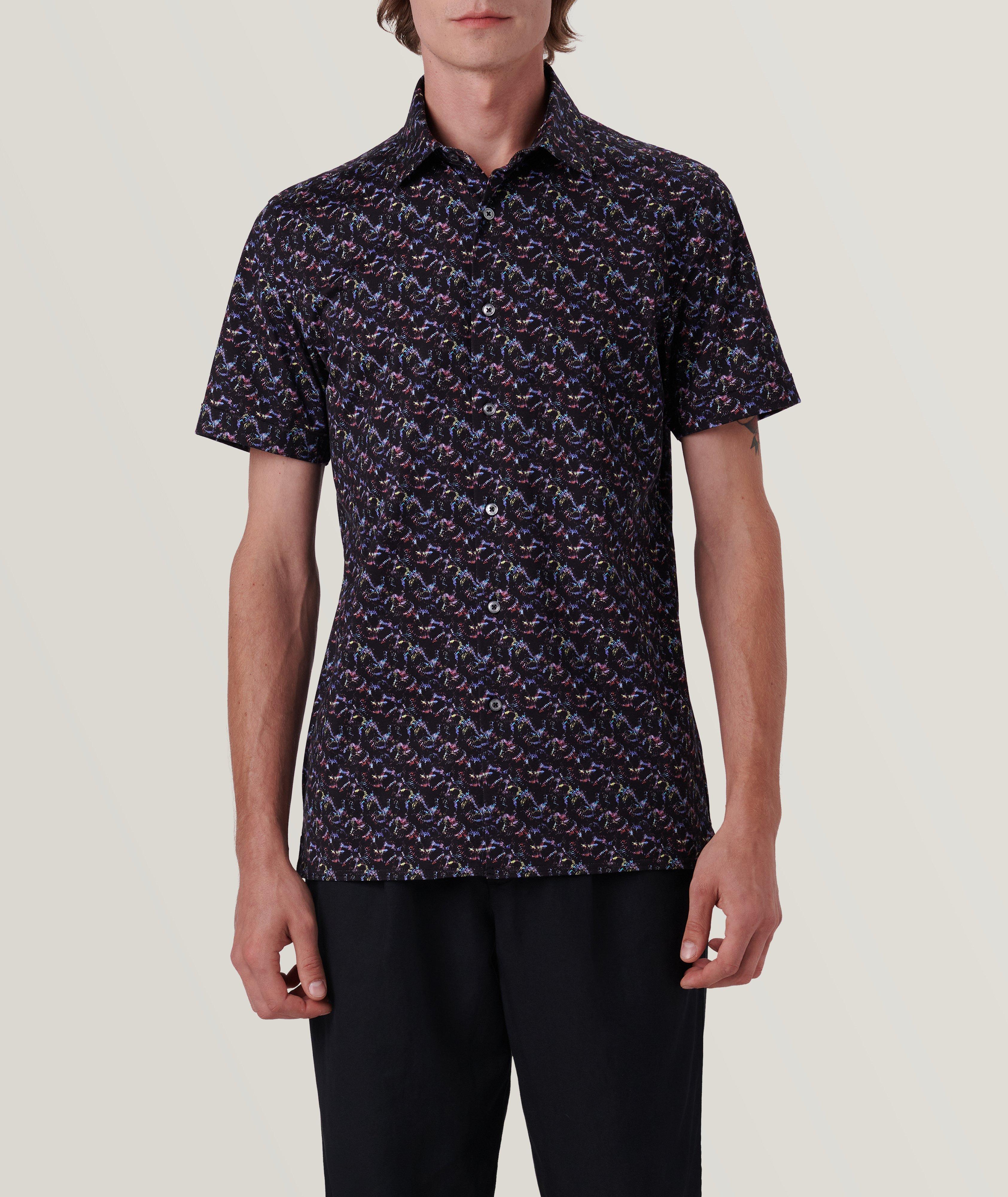 Milo Abstract Print OoohCotton Sport Shirt image 2
