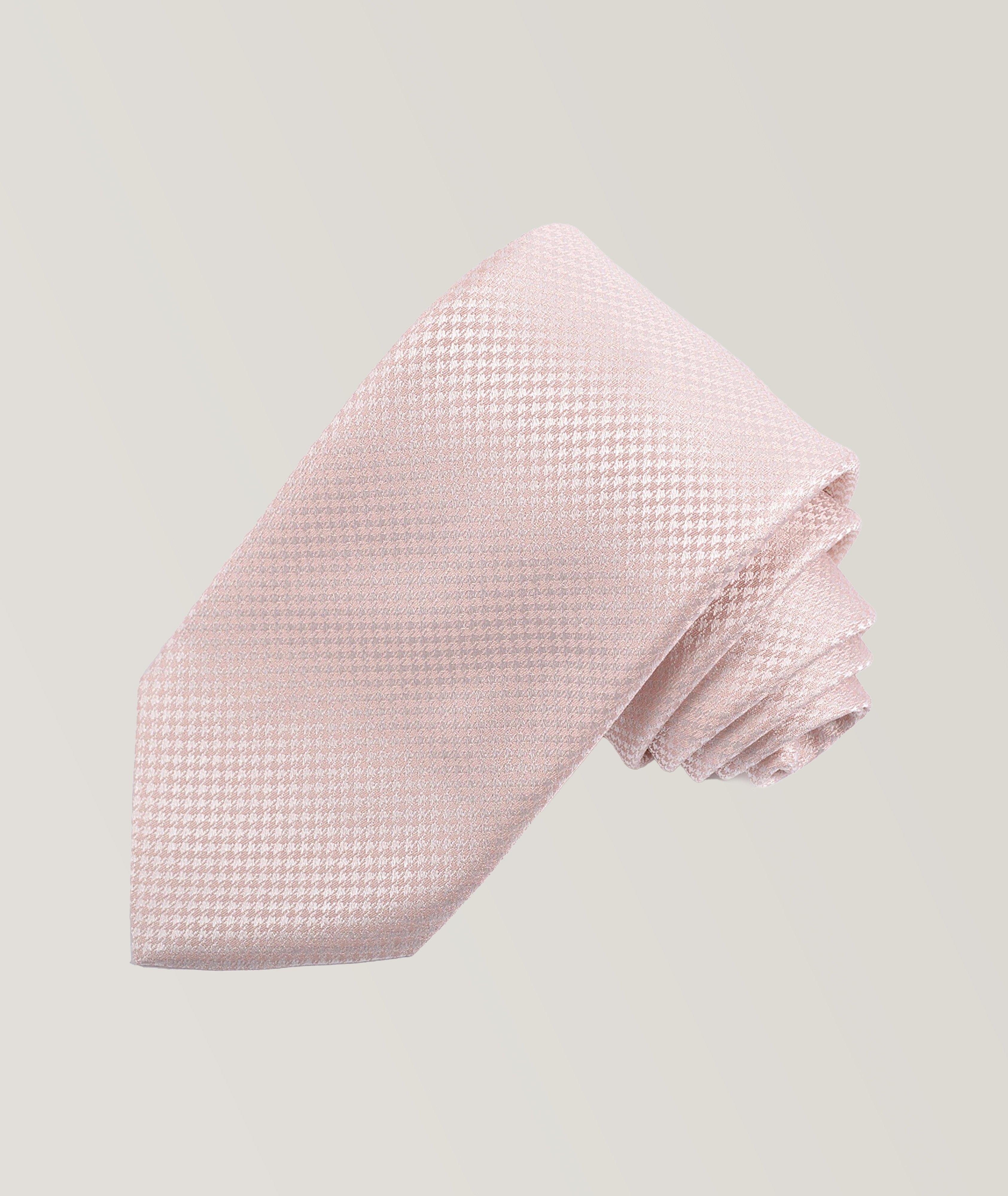 Neat Pattern Woven Silk Jacquard Tie image 0