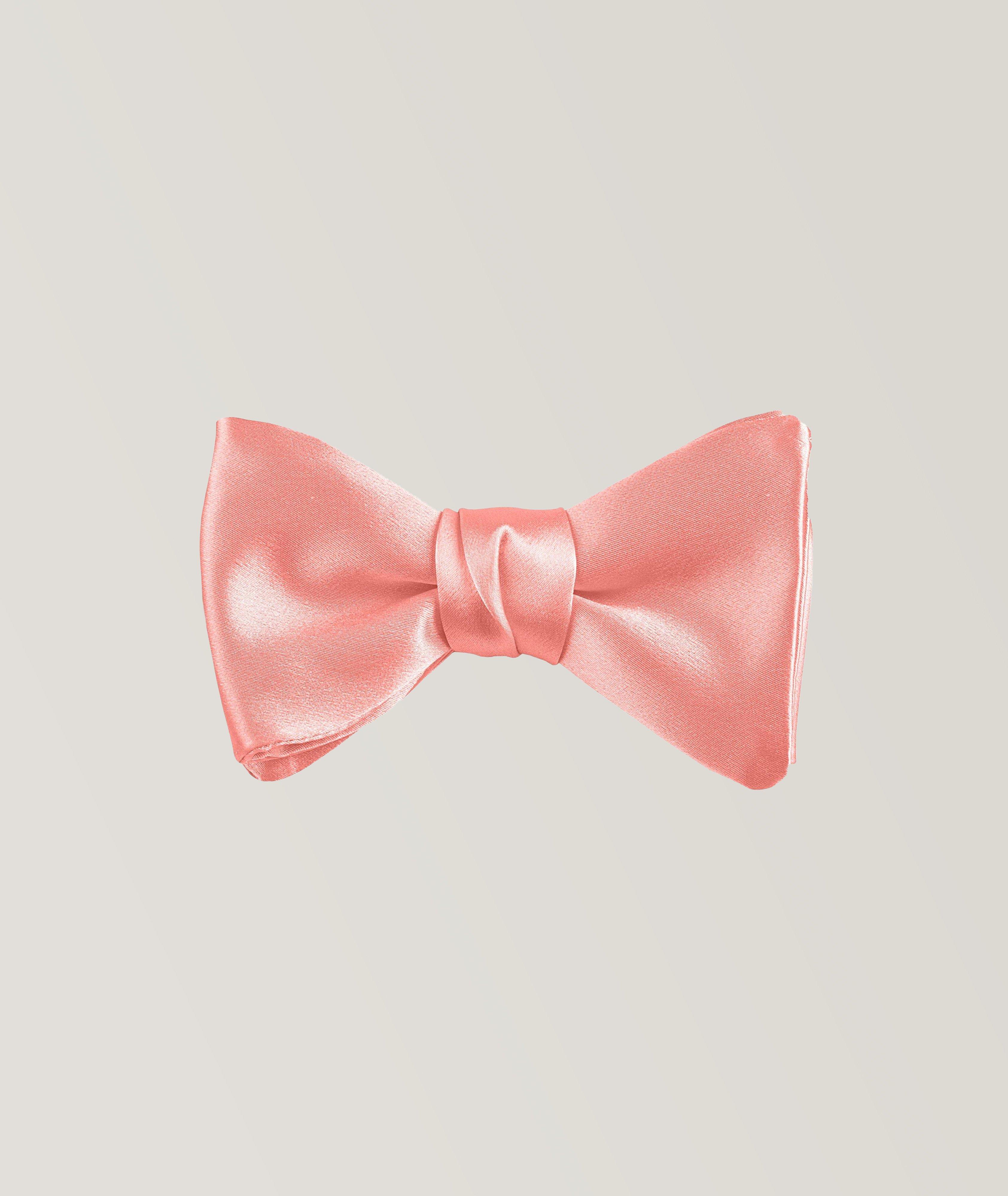 Woven Silk Jacquard Pre-Tied Bow Tie image 0